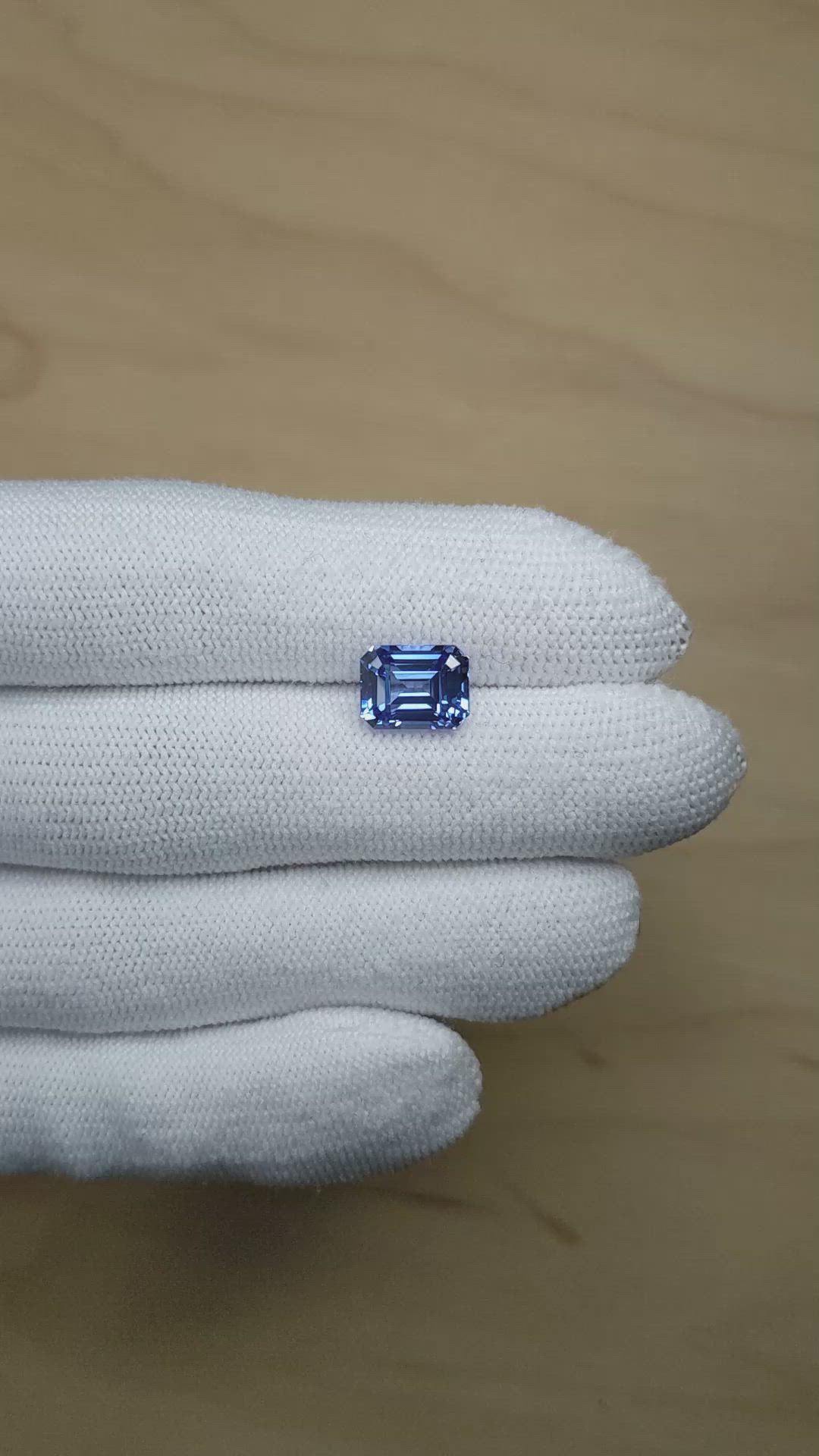 4.57 Ct. Blue Sapphire from Ceylon (Sri Lanka) Size Video