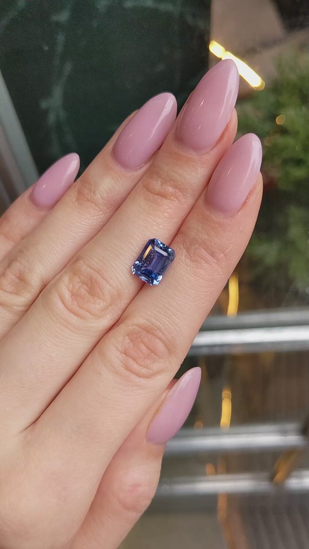 4.53 Ct. Blue Sapphire from Ceylon (Sri Lanka) Size Video