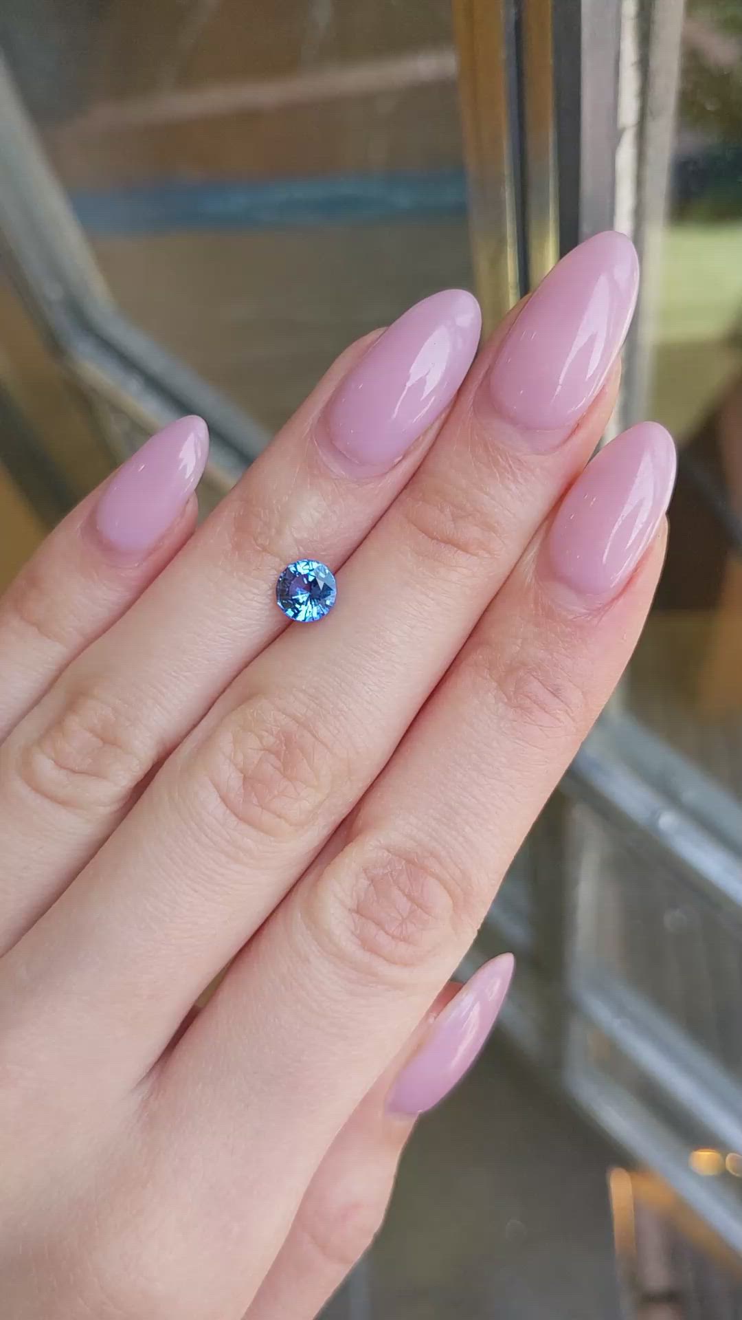 1.45 Ct. Blue Sapphire from Ceylon (Sri Lanka) Size Video