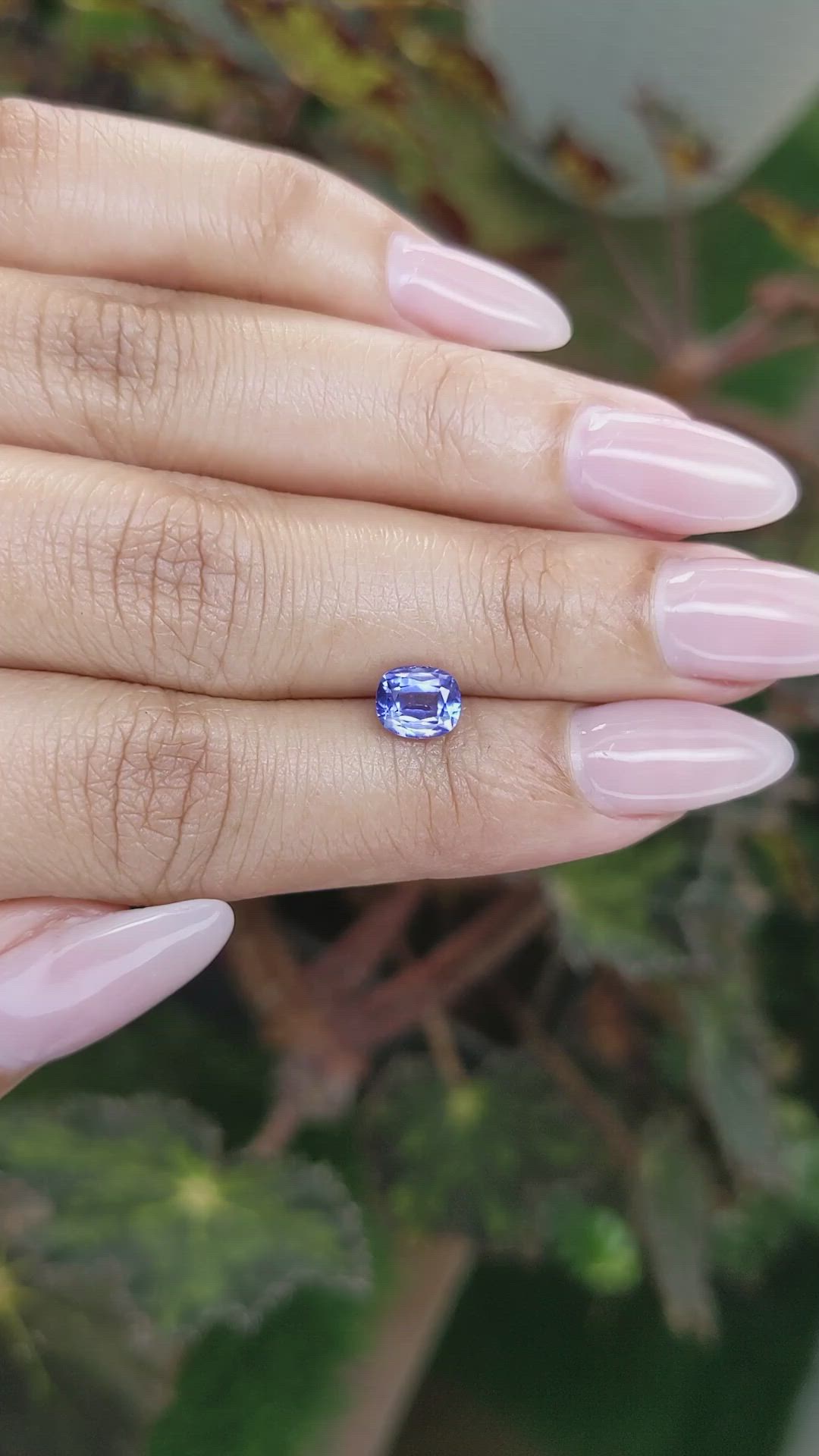 1.31 Ct. Blue Sapphire from Ceylon (Sri Lanka) Size Video