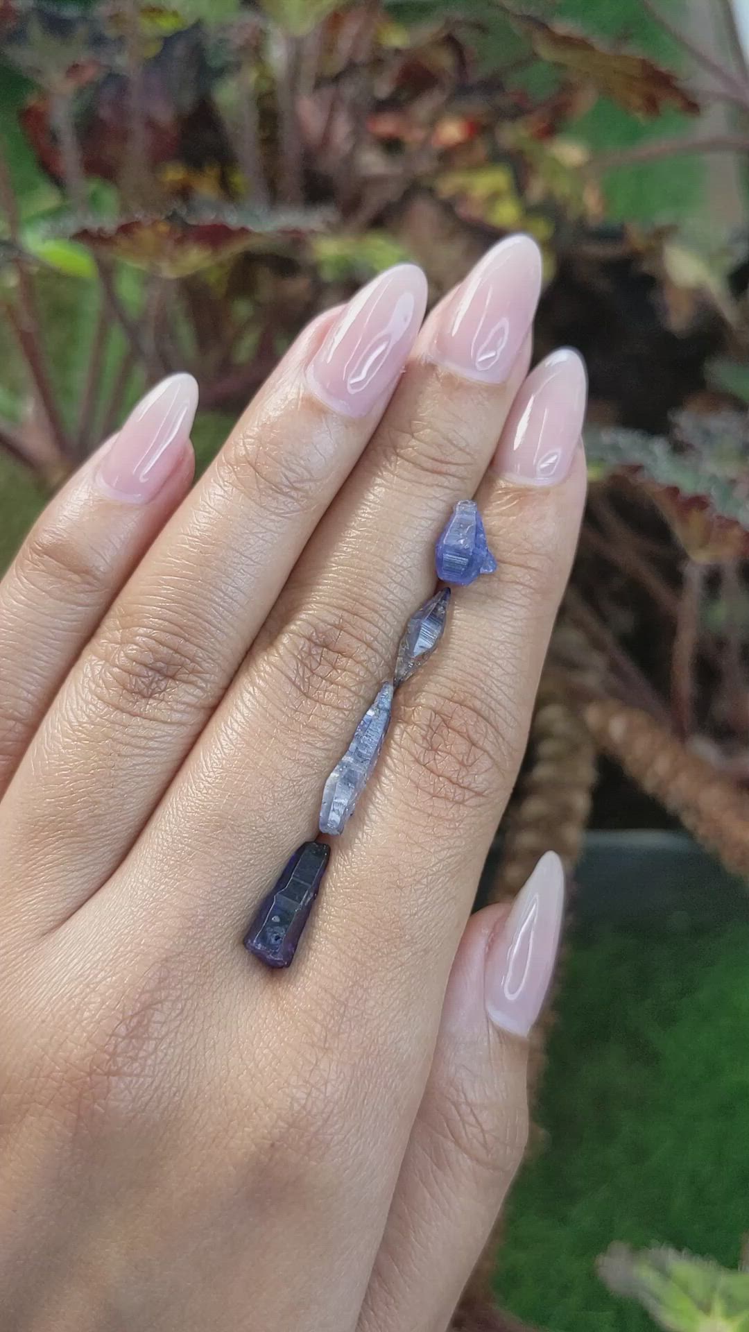 9.52 Ct. Blue Sapphire Crystal from Ceylon (Sri Lanka) Size Video
