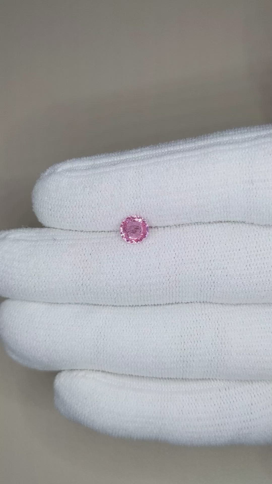 1.05 Ct. Pink Sapphire from Madagascar Size Video