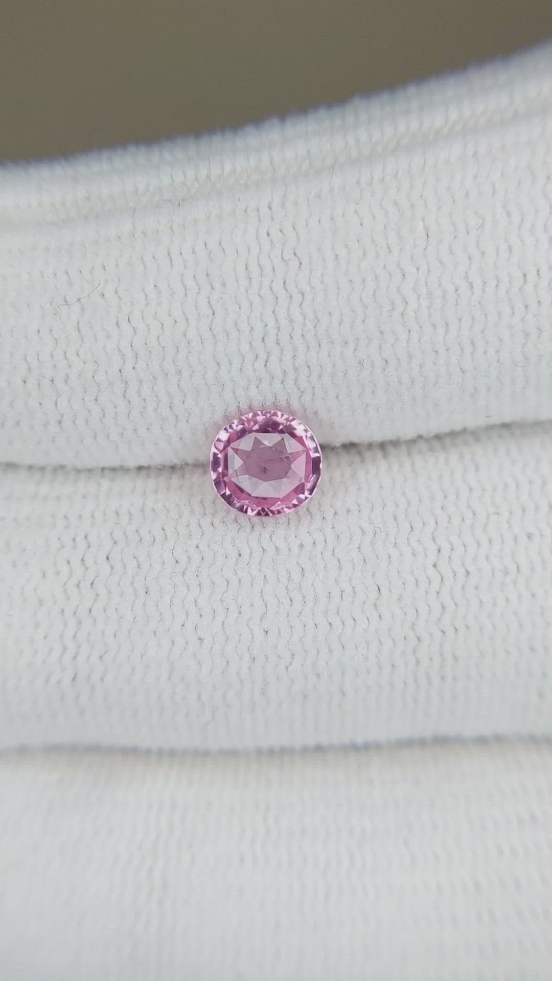 1.05 Ct. Pink Sapphire from Madagascar Size Video