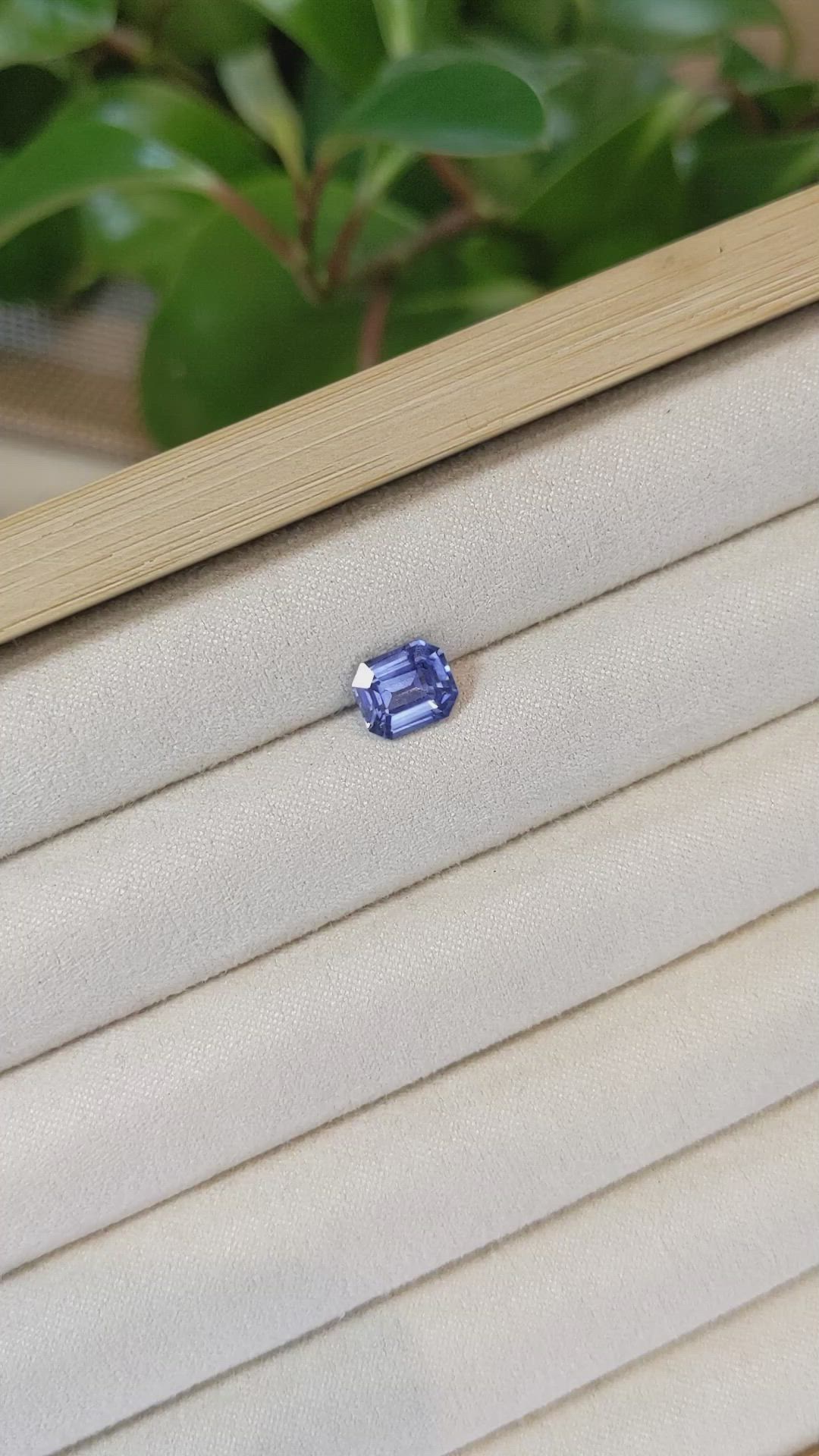 2.25 Ct. Blue Sapphire from Ceylon (Sri Lanka) Size Video