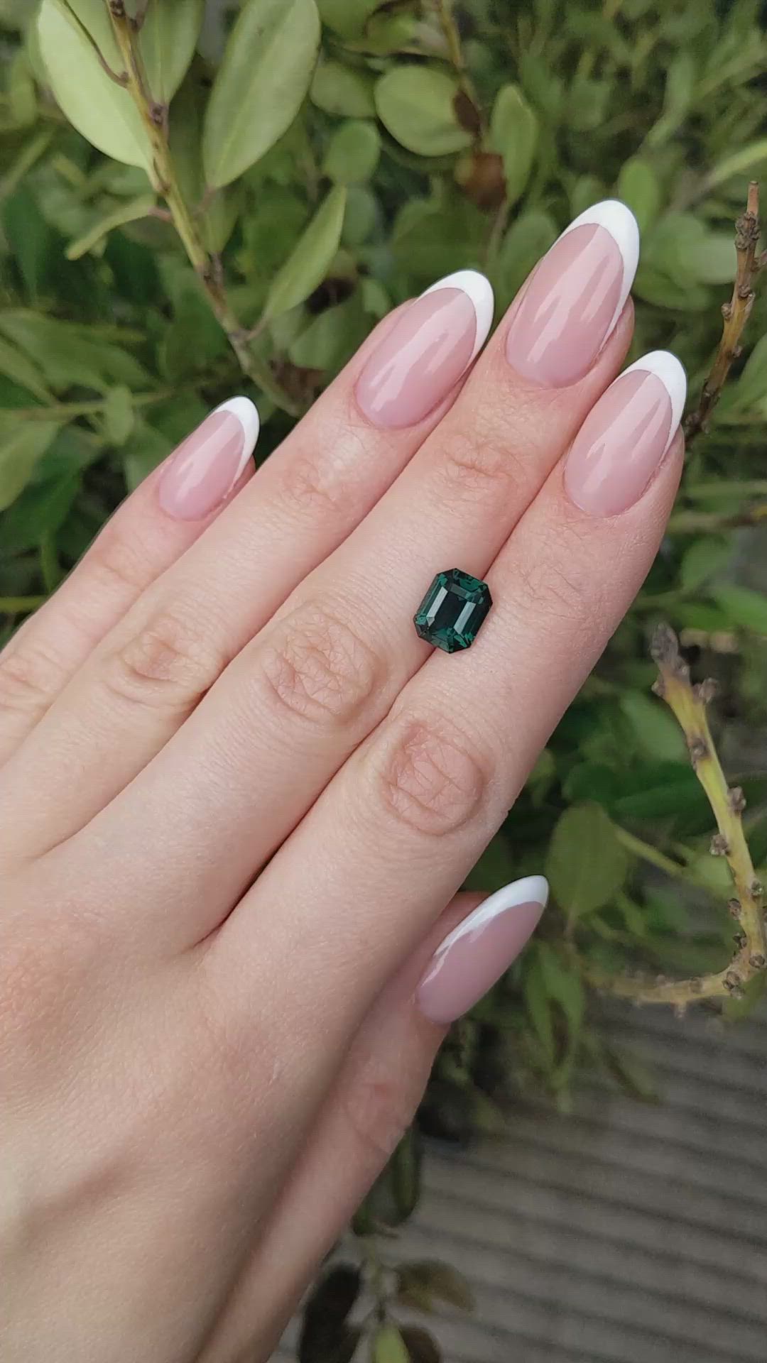 3.80 Ct. Green Sapphire from Madagascar Size Video