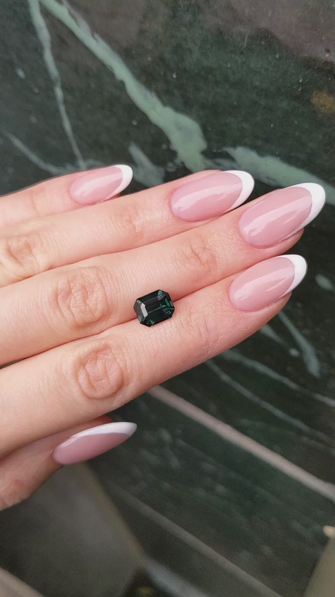 3.80 Ct. Green Sapphire from Madagascar Size Video