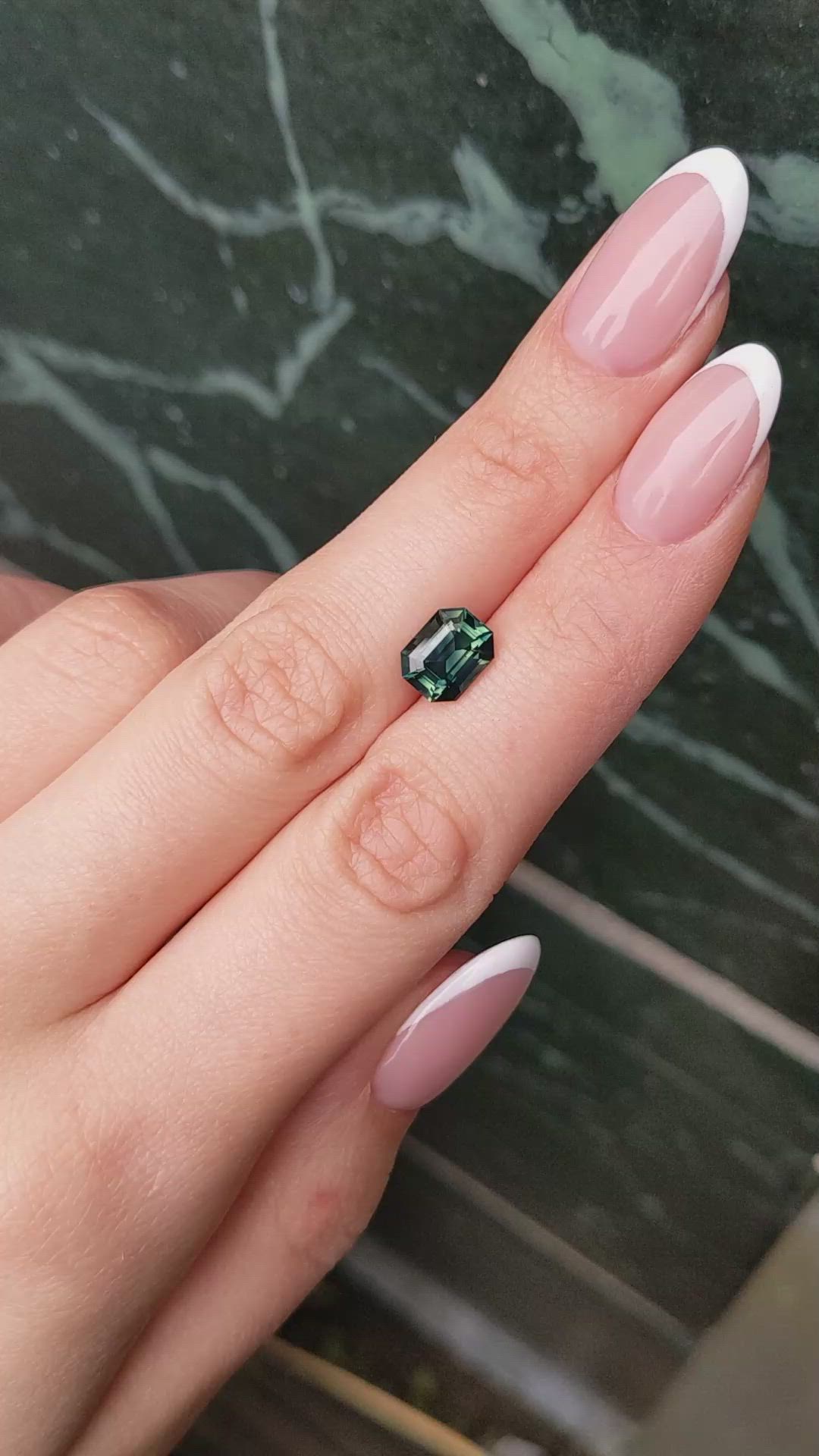 3.04 Ct. Green Sapphire from Madagascar Size Video