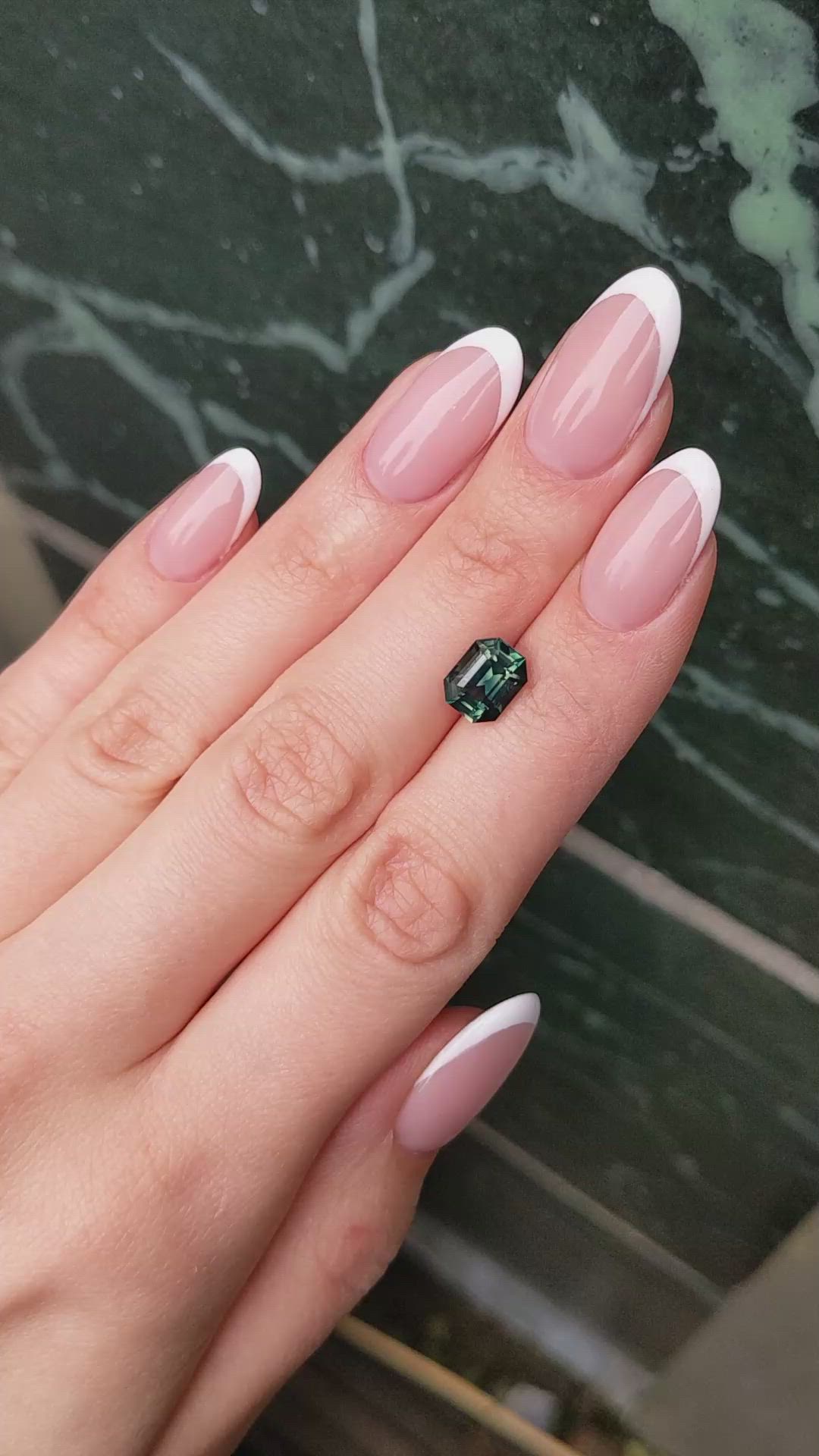 3.04 Ct. Green Sapphire from Madagascar Size Video