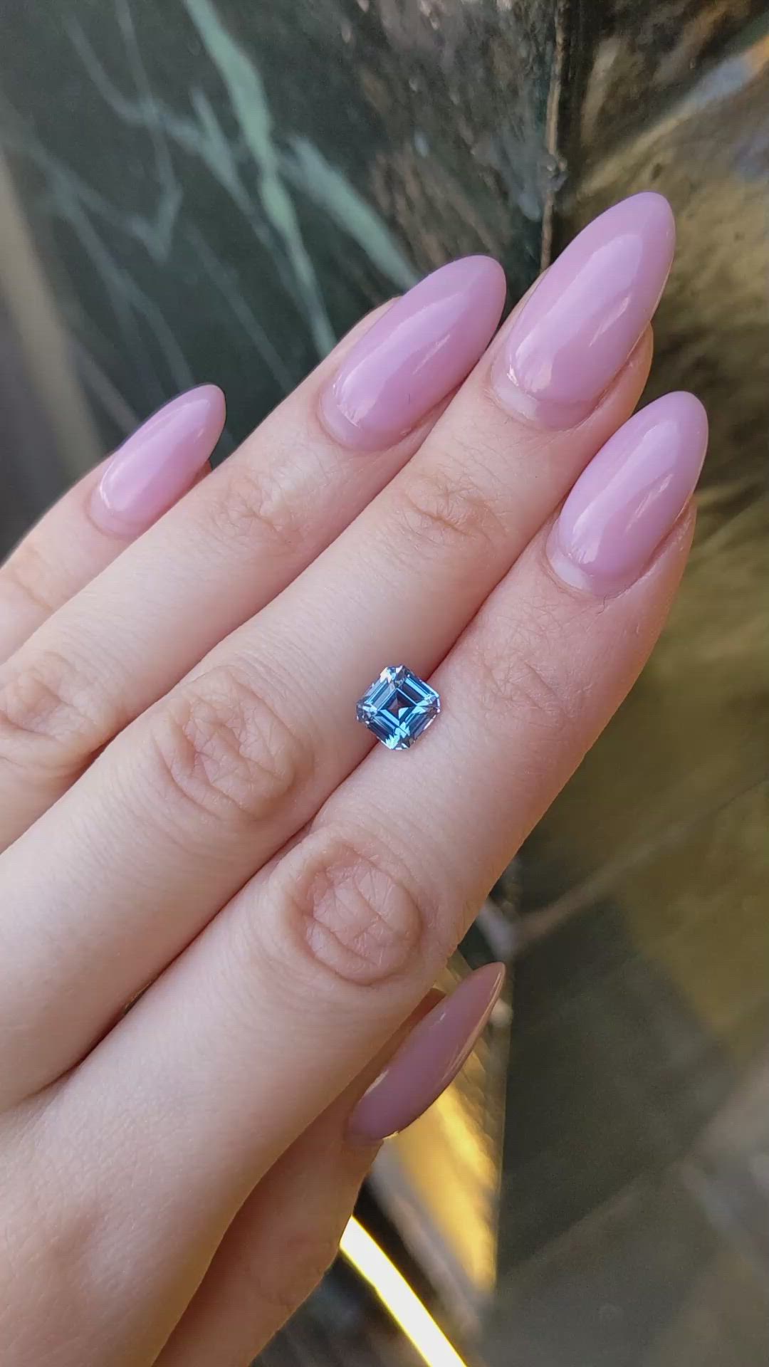 1.93 Ct. Blue Sapphire from Ceylon (Sri Lanka) Size Video