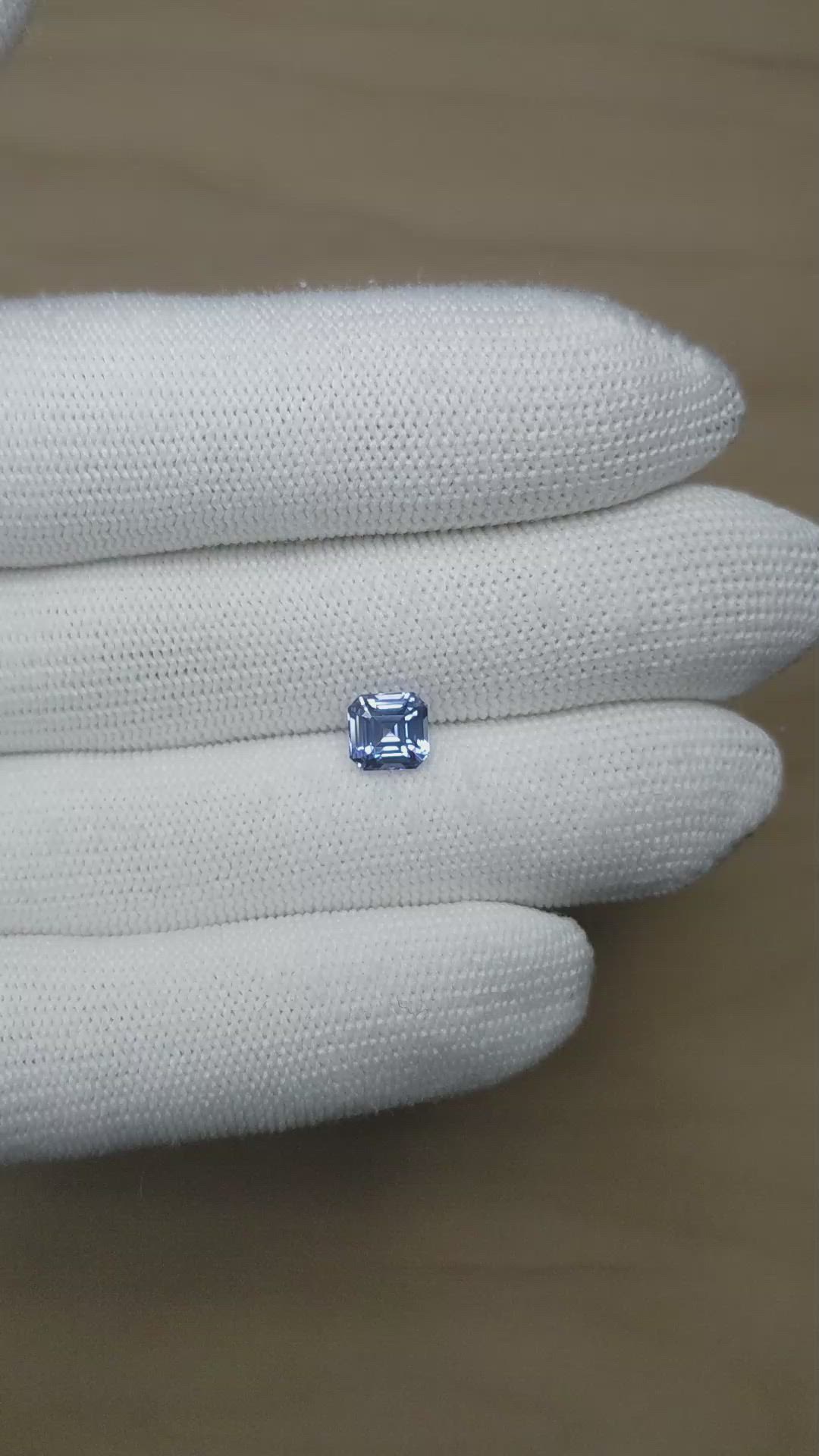 1.93 Ct. Blue Sapphire from Ceylon (Sri Lanka) Size Video