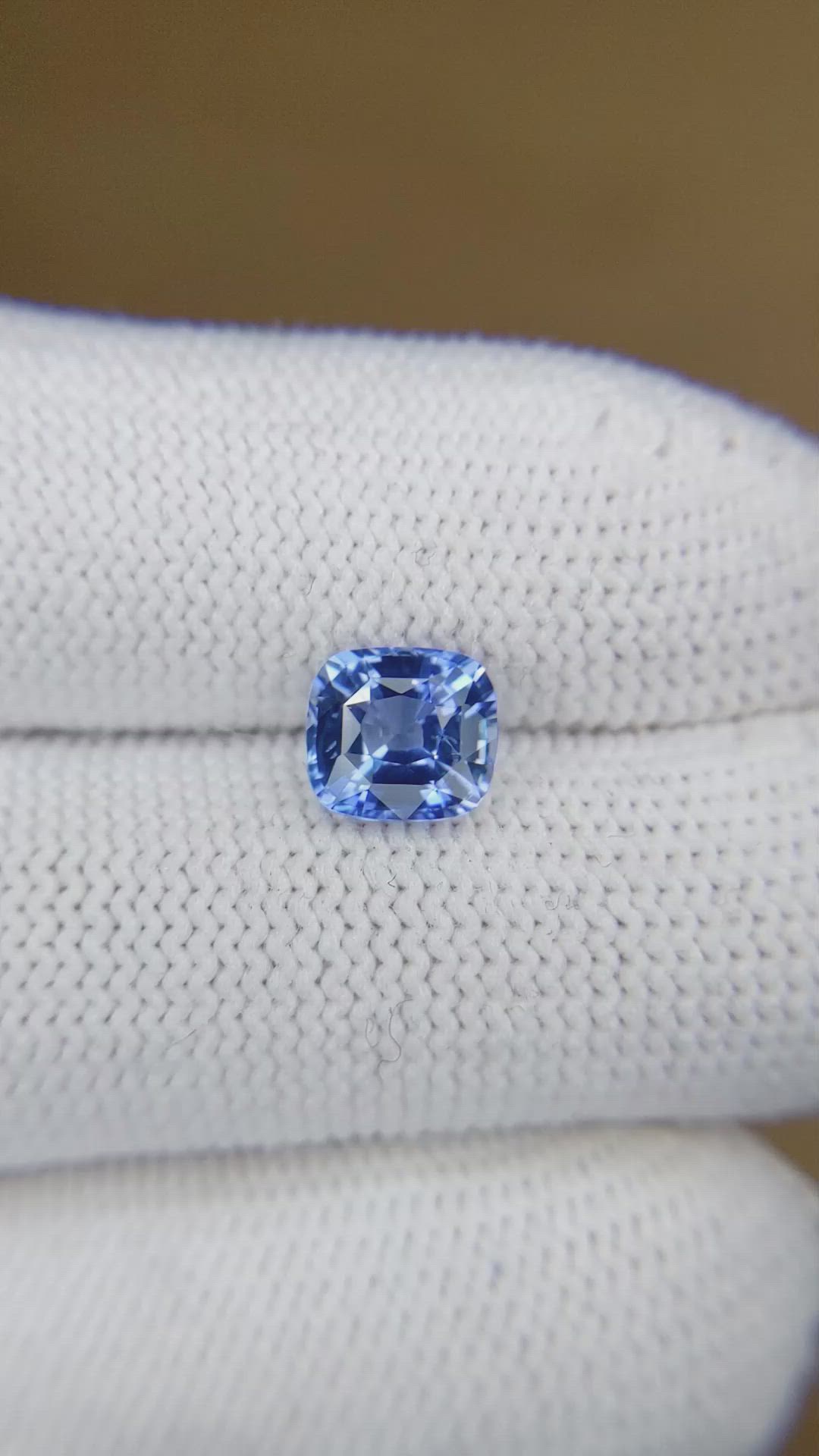 1.65 Ct. Blue Sapphire from Ceylon (Sri Lanka) Size Video