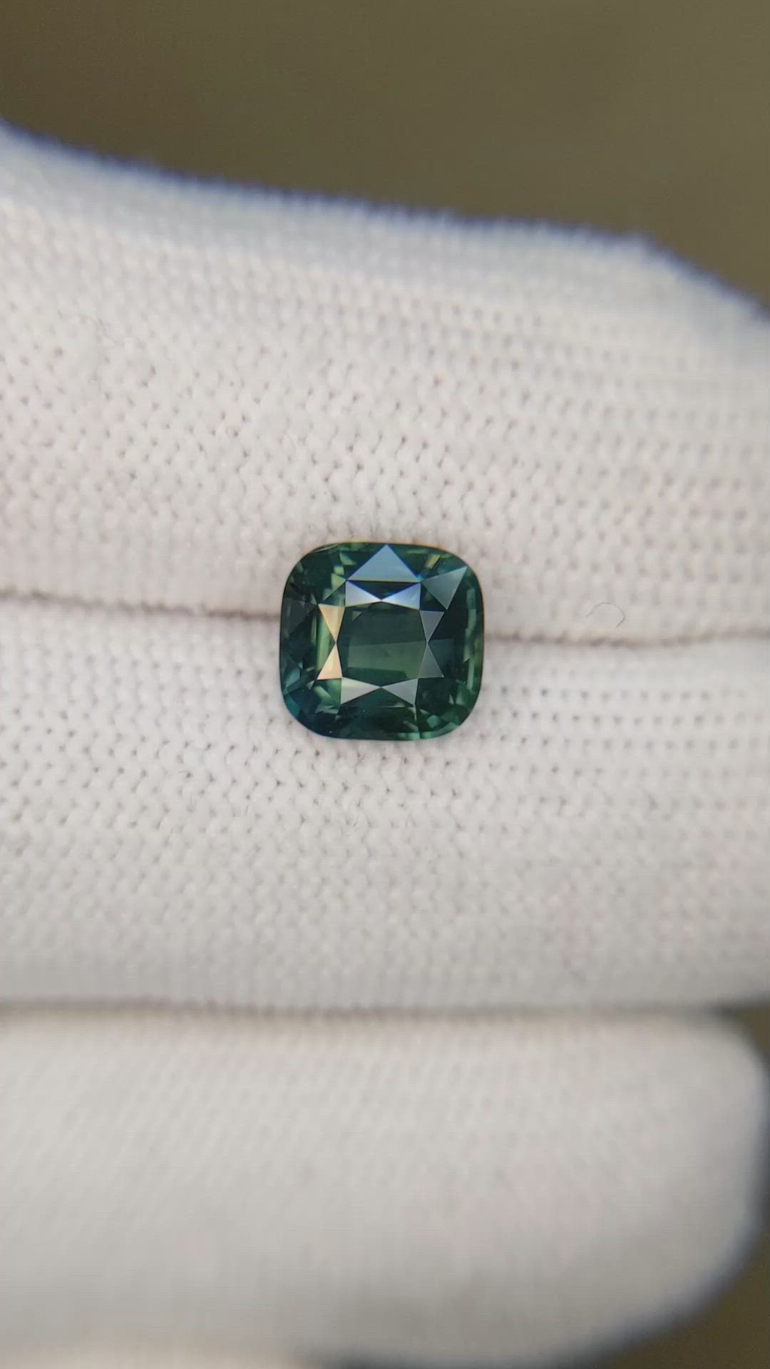 3.02 Ct. Green Sapphire from Madagascar Size Video