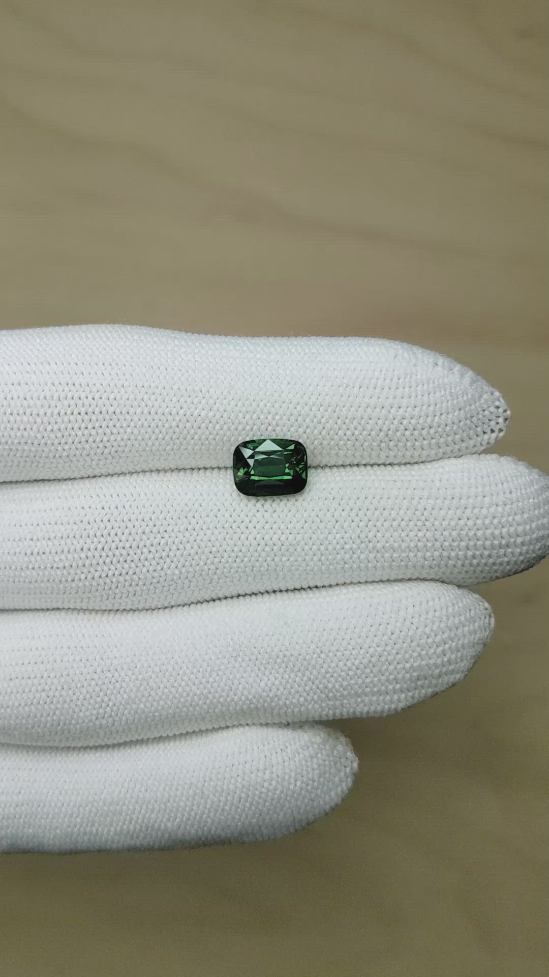 3.00 Ct. Green Sapphire from Madagascar Size Video
