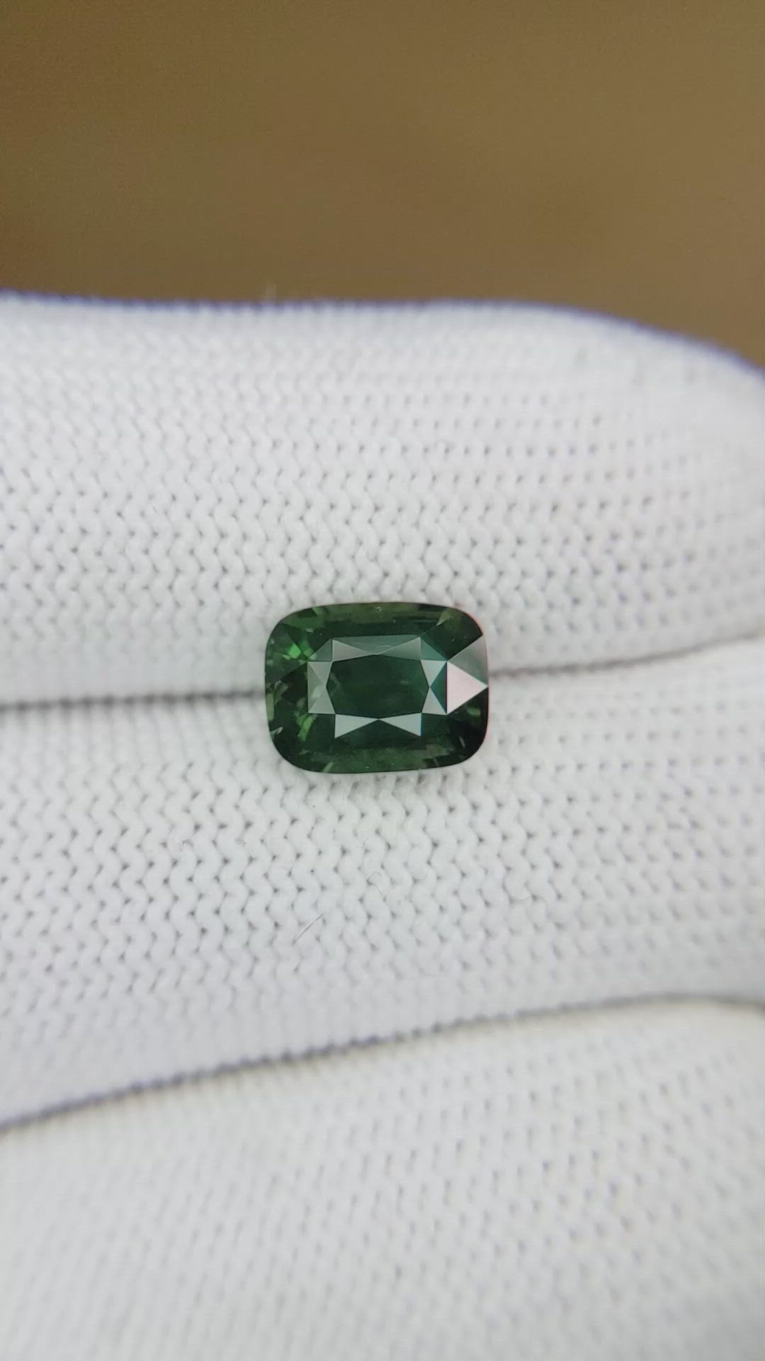 3.00 Ct. Green Sapphire from Madagascar Size Video