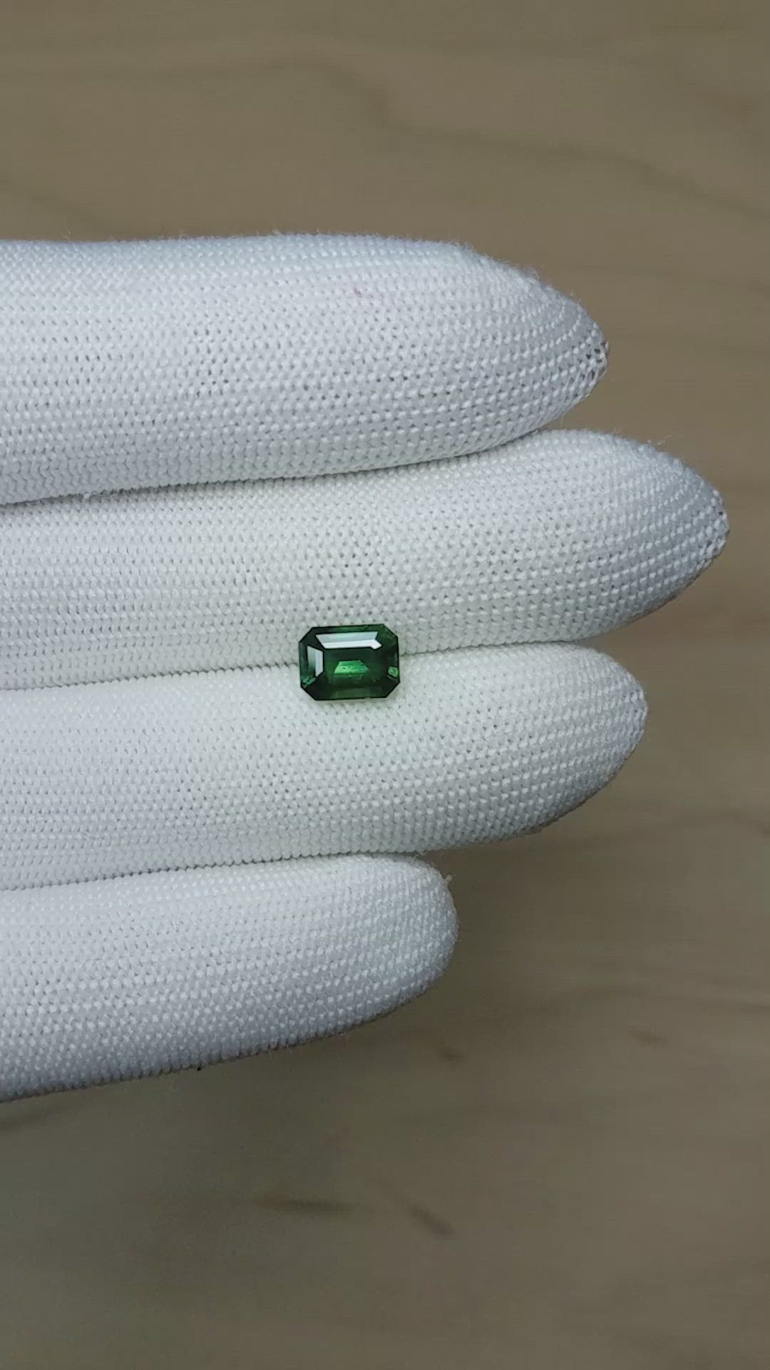 2.50 Ct. Bluish Green Sapphire from Madagascar Size Video
