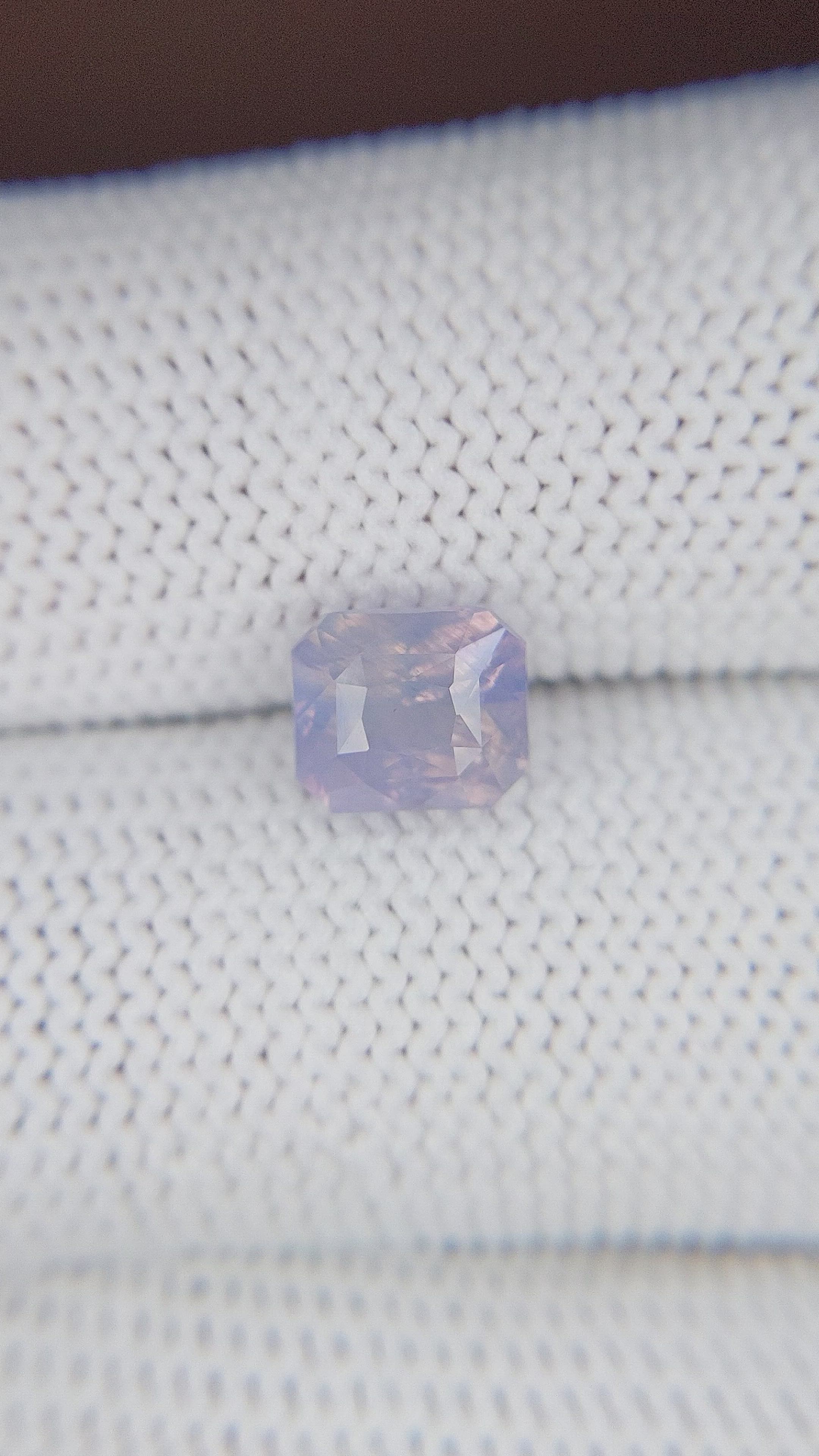 2.64 Ct. Purplish Blue Sapphire from Ceylon (Sri Lanka) Size Video