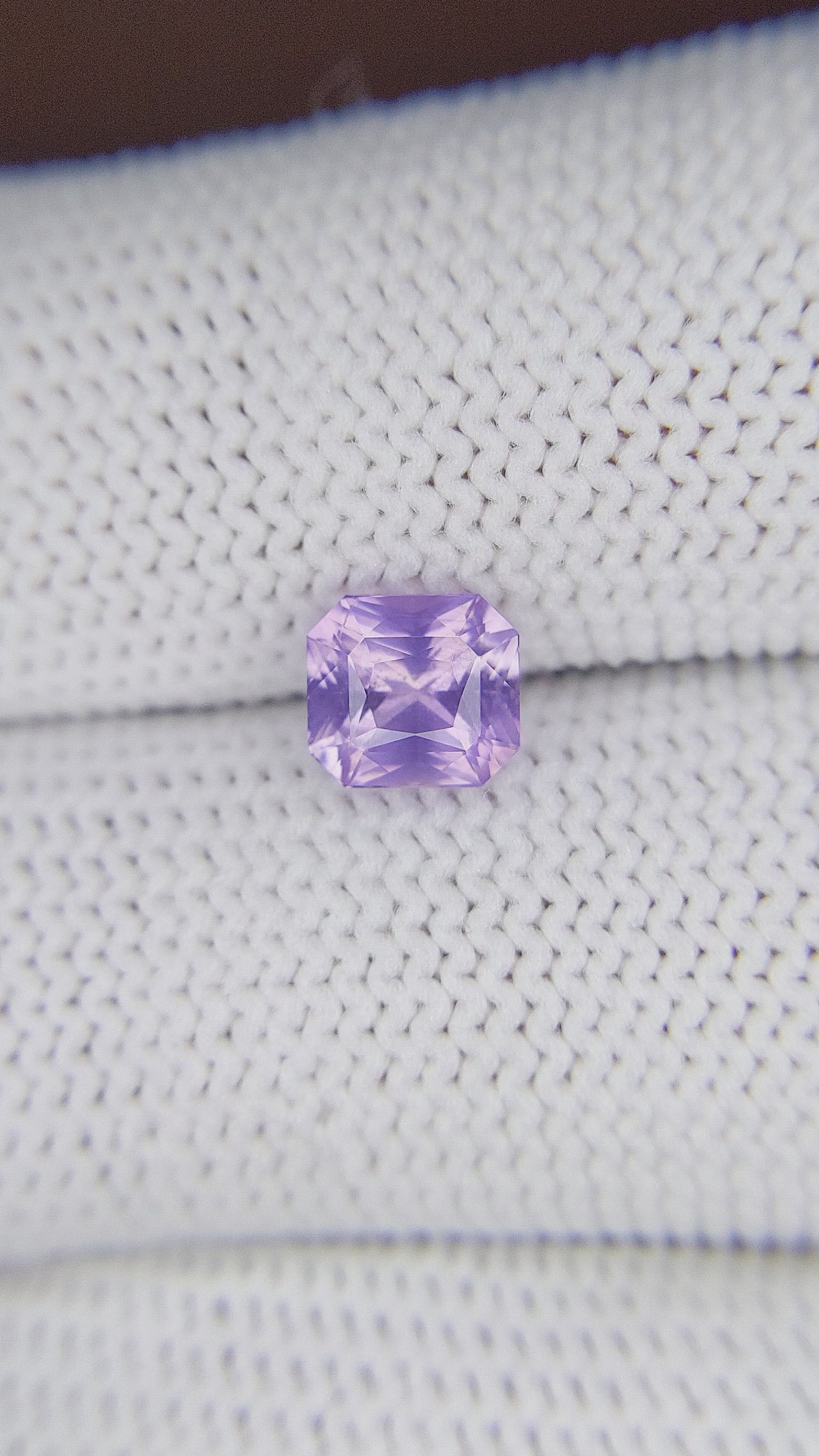 1.52 Ct. Purple Sapphire from Ceylon (Sri Lanka) Size Video