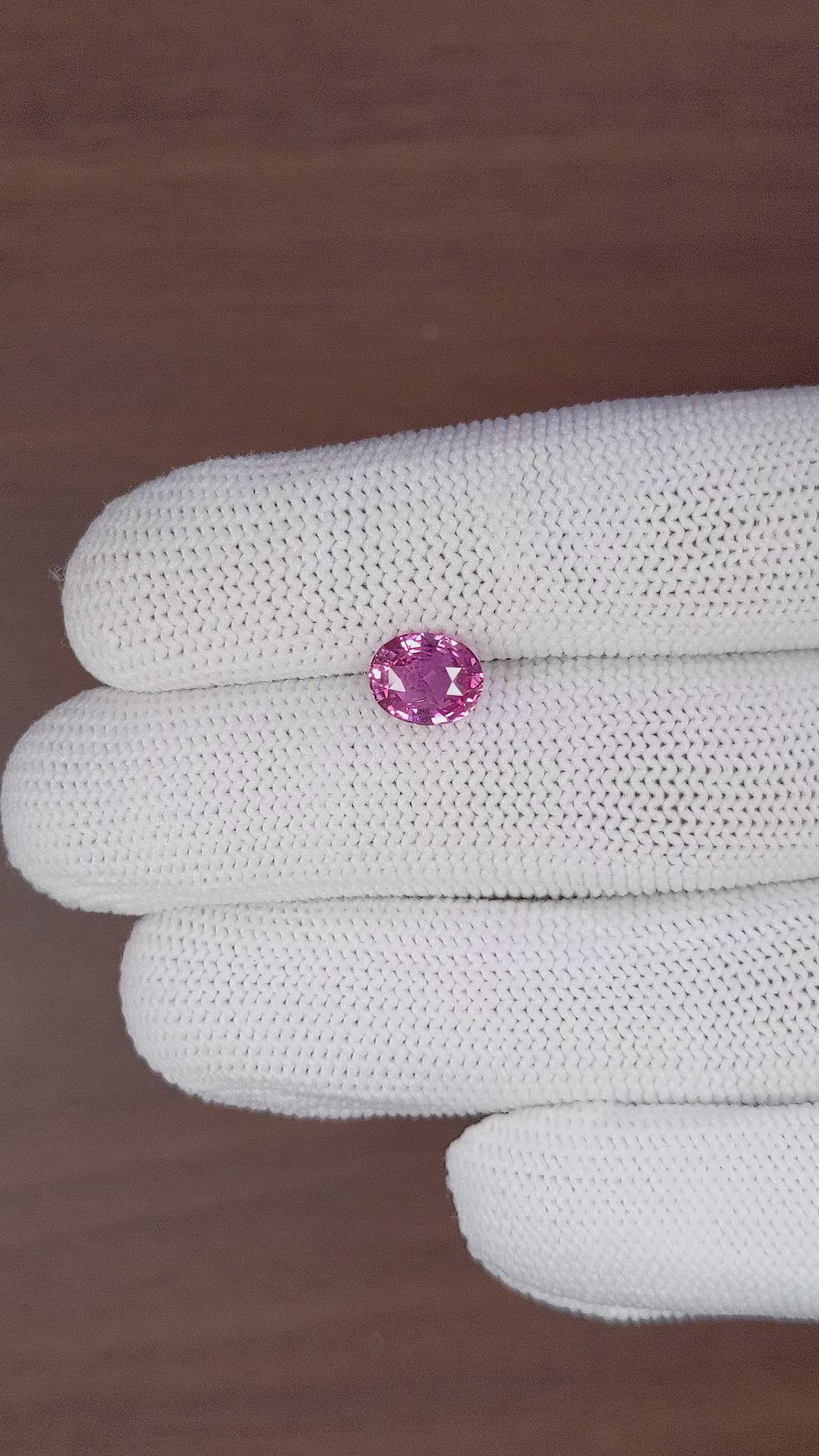 2.02 Ct. Purplish Pink Sapphire from Madagascar Size Video