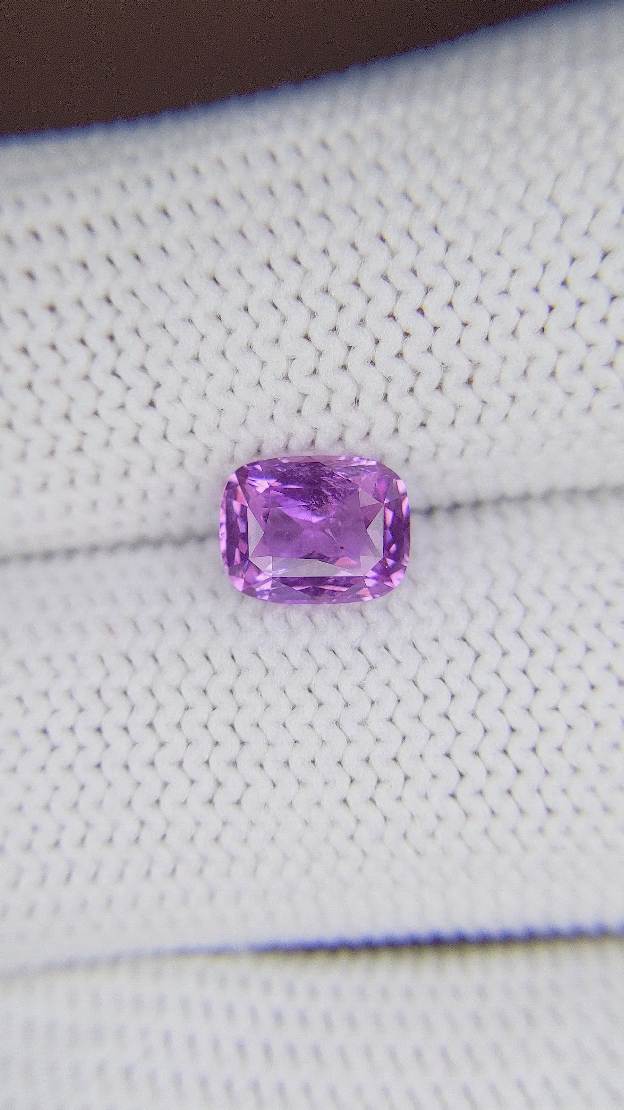 1.56 Ct. Purple Sapphire from Madagascar Size Video