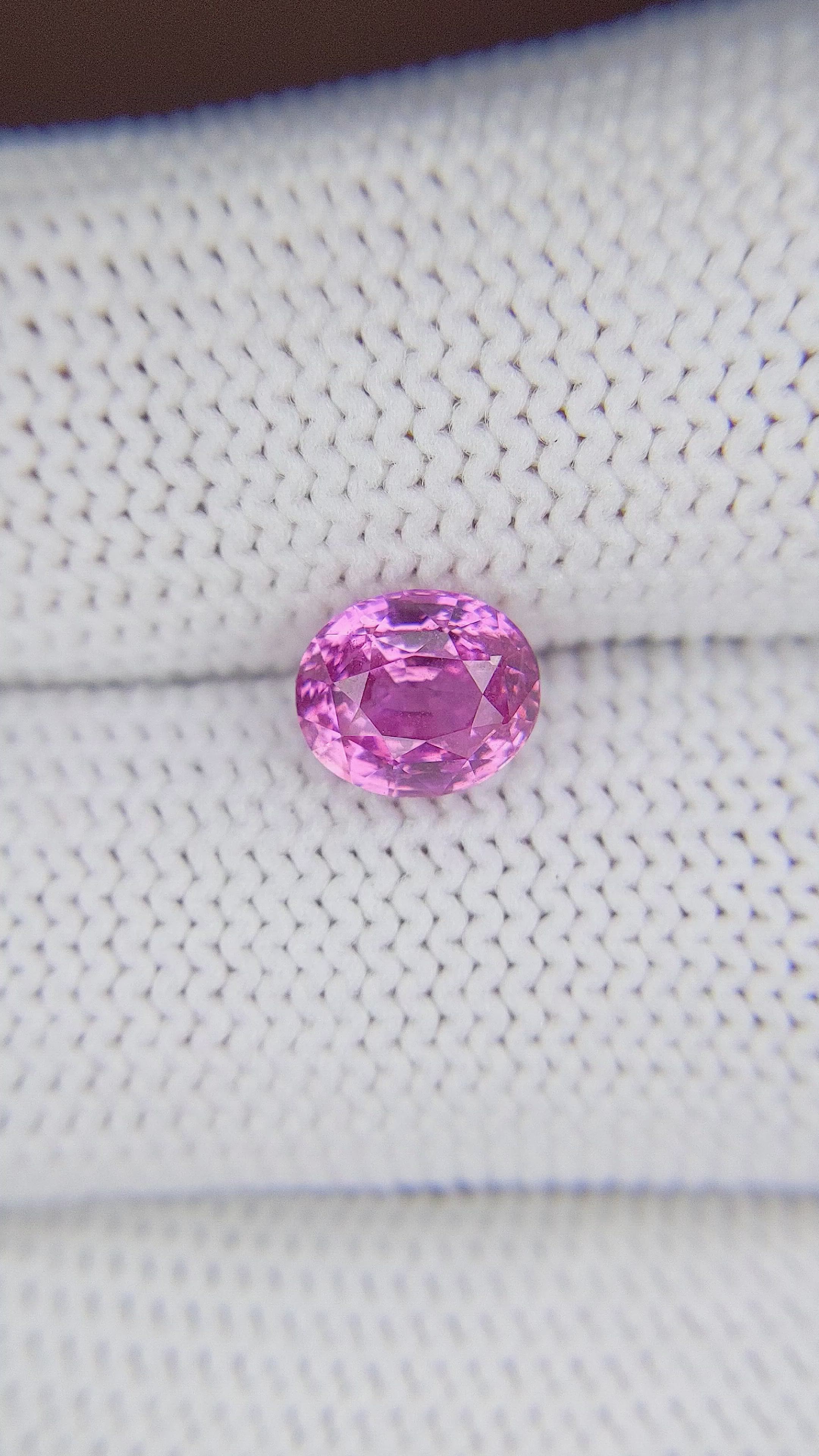 2.02 Ct. Purplish Pink Sapphire from Madagascar Size Video