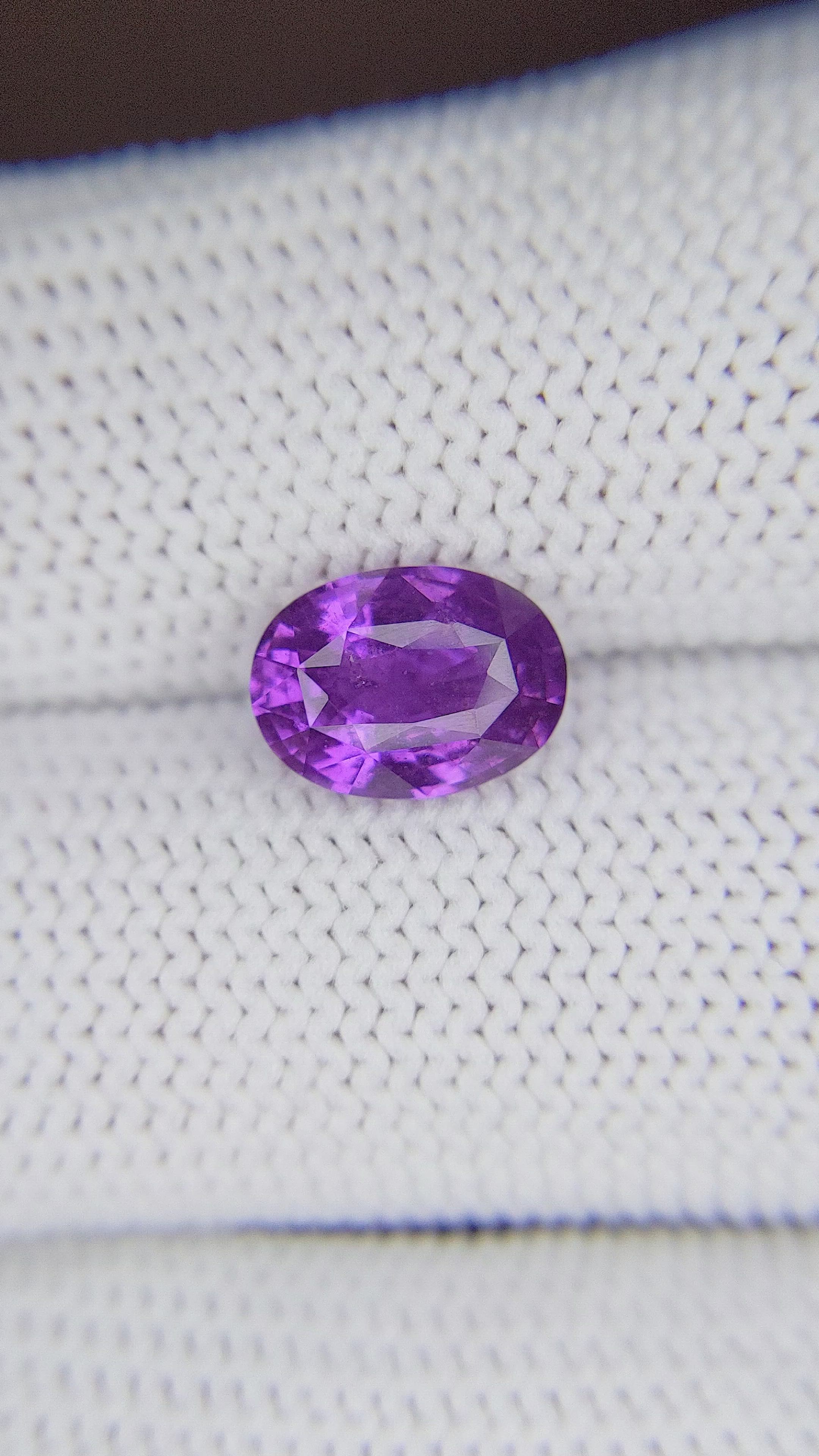 2.51 Ct. Purple Sapphire from Madagascar Size Video