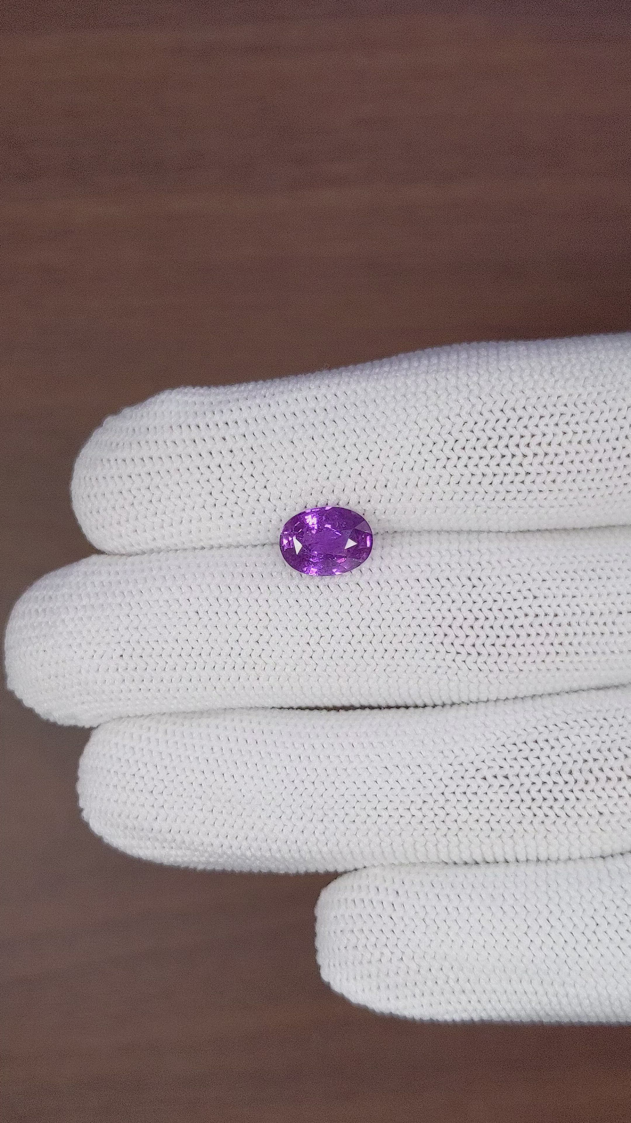 2.51 Ct. Purple Sapphire from Madagascar Size Video