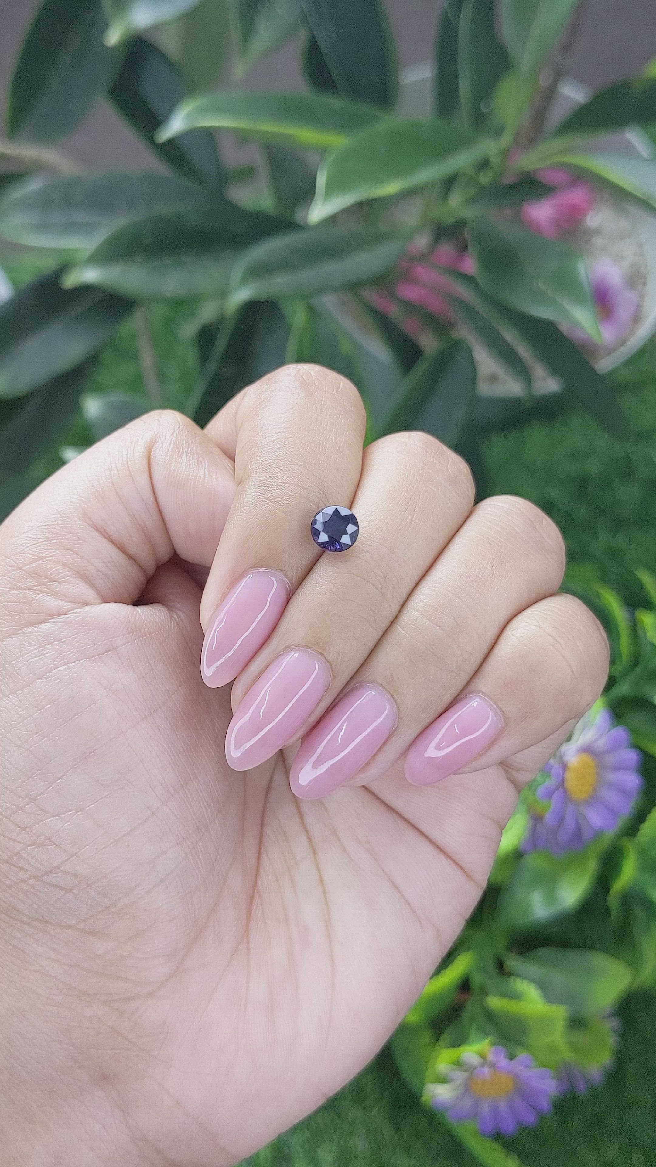 1.58 Ct. Color Change Sapphire from Ceylon (Sri Lanka) Size Video