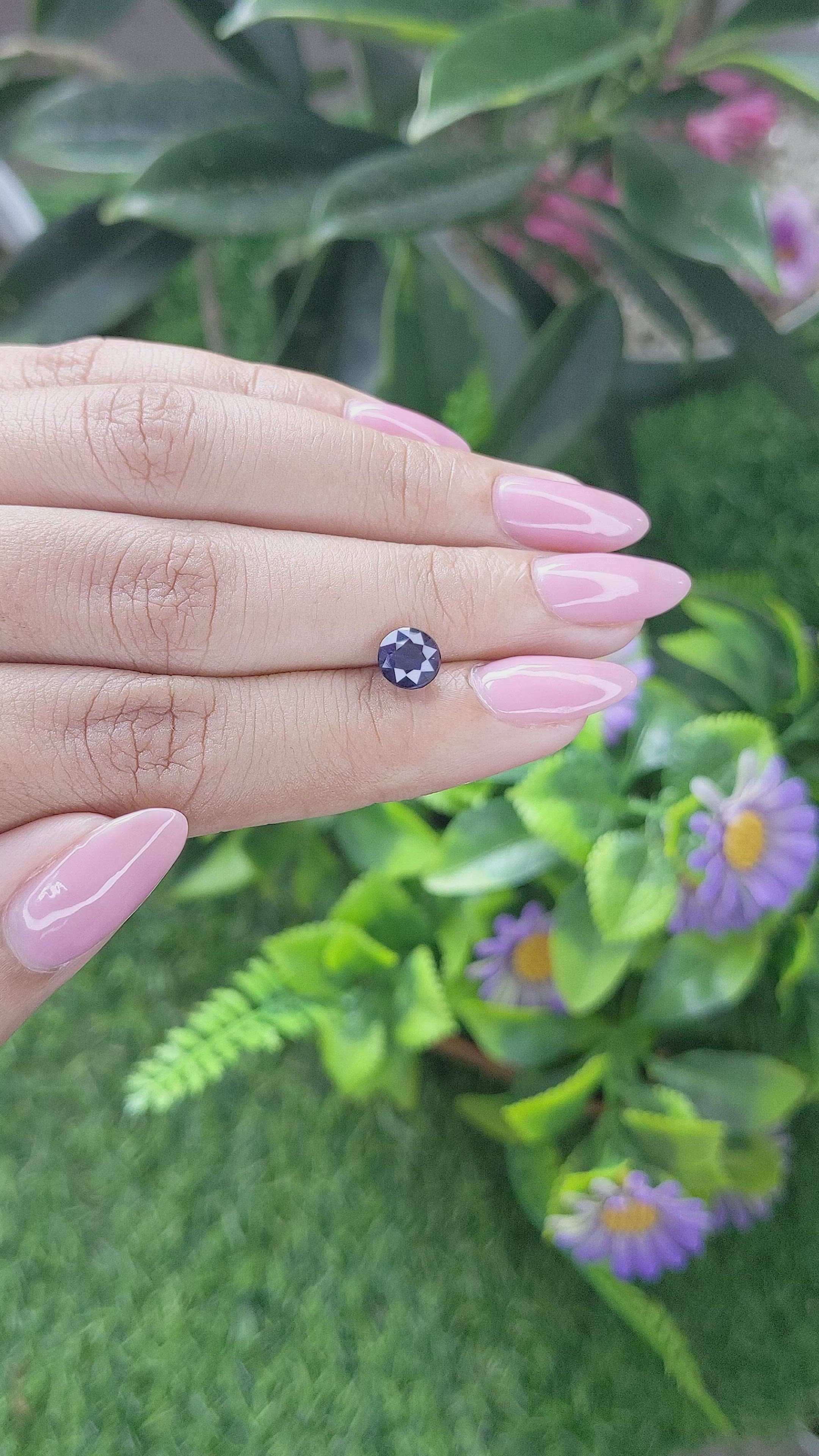1.58 Ct. Color Change Sapphire from Ceylon (Sri Lanka) Size Video