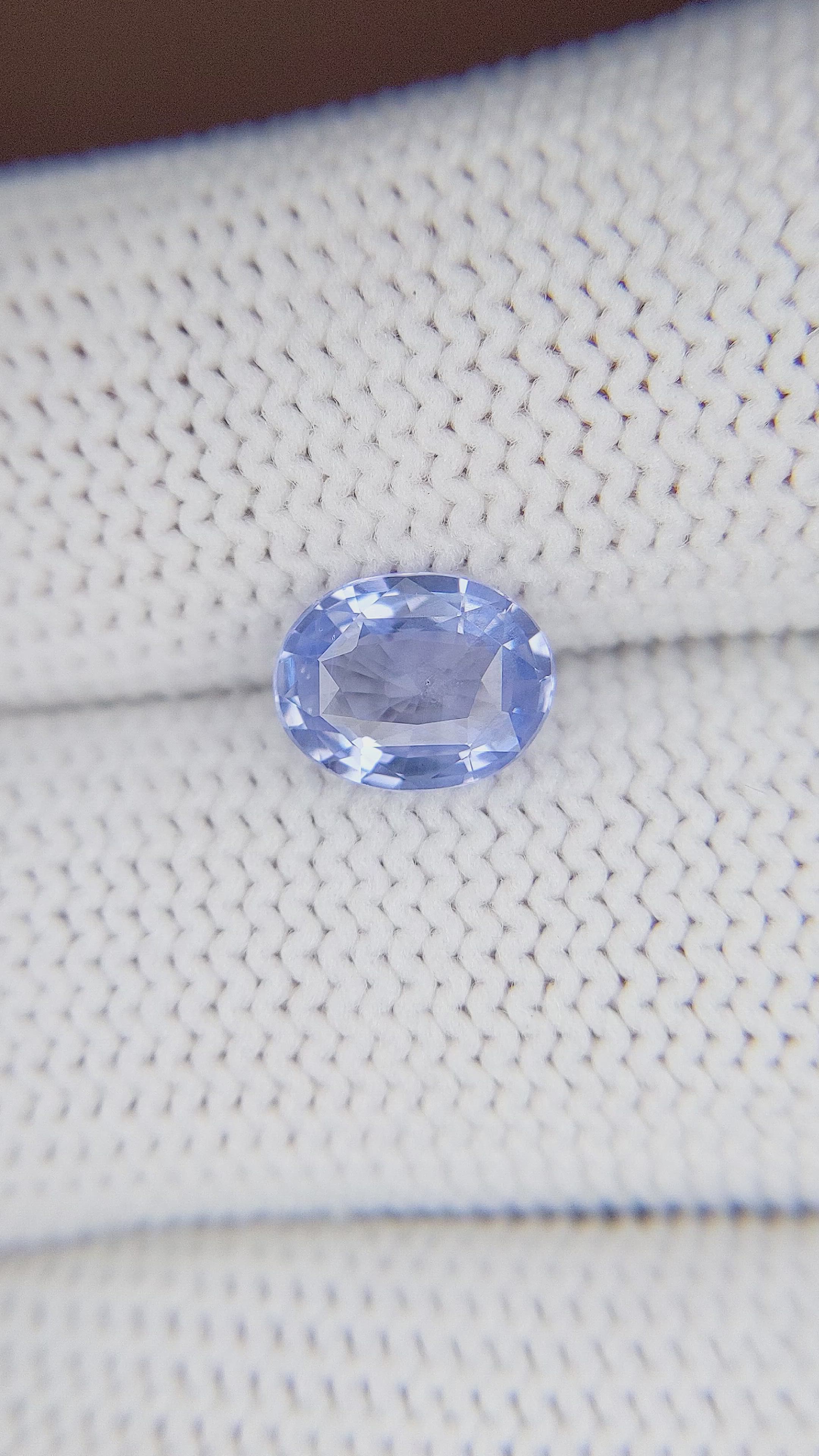 1.67 Ct. Blue Sapphire from Ceylon (Sri Lanka) Size Video