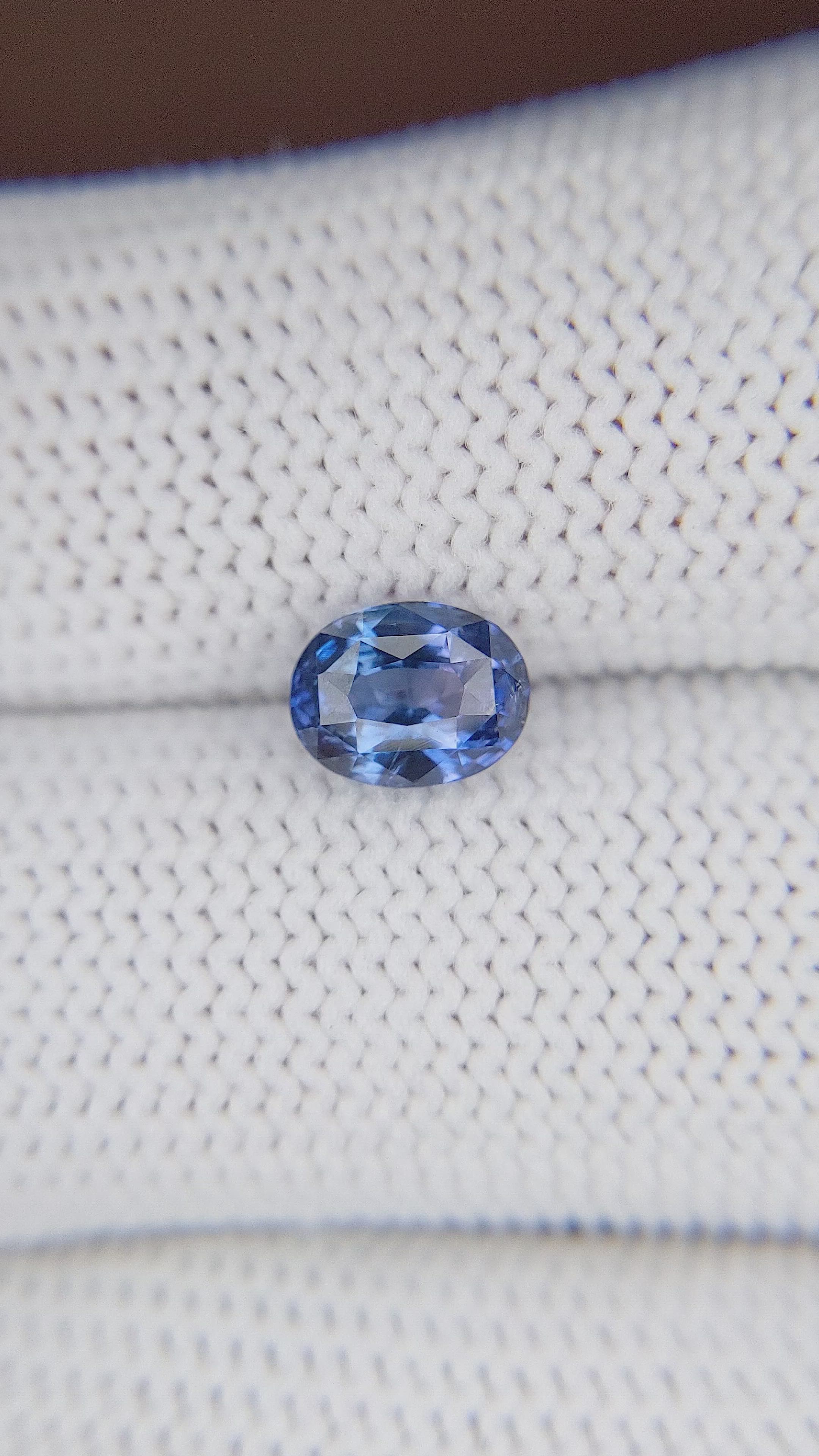 1.55 Ct. Blue Sapphire from Ceylon (Sri Lanka) Size Video