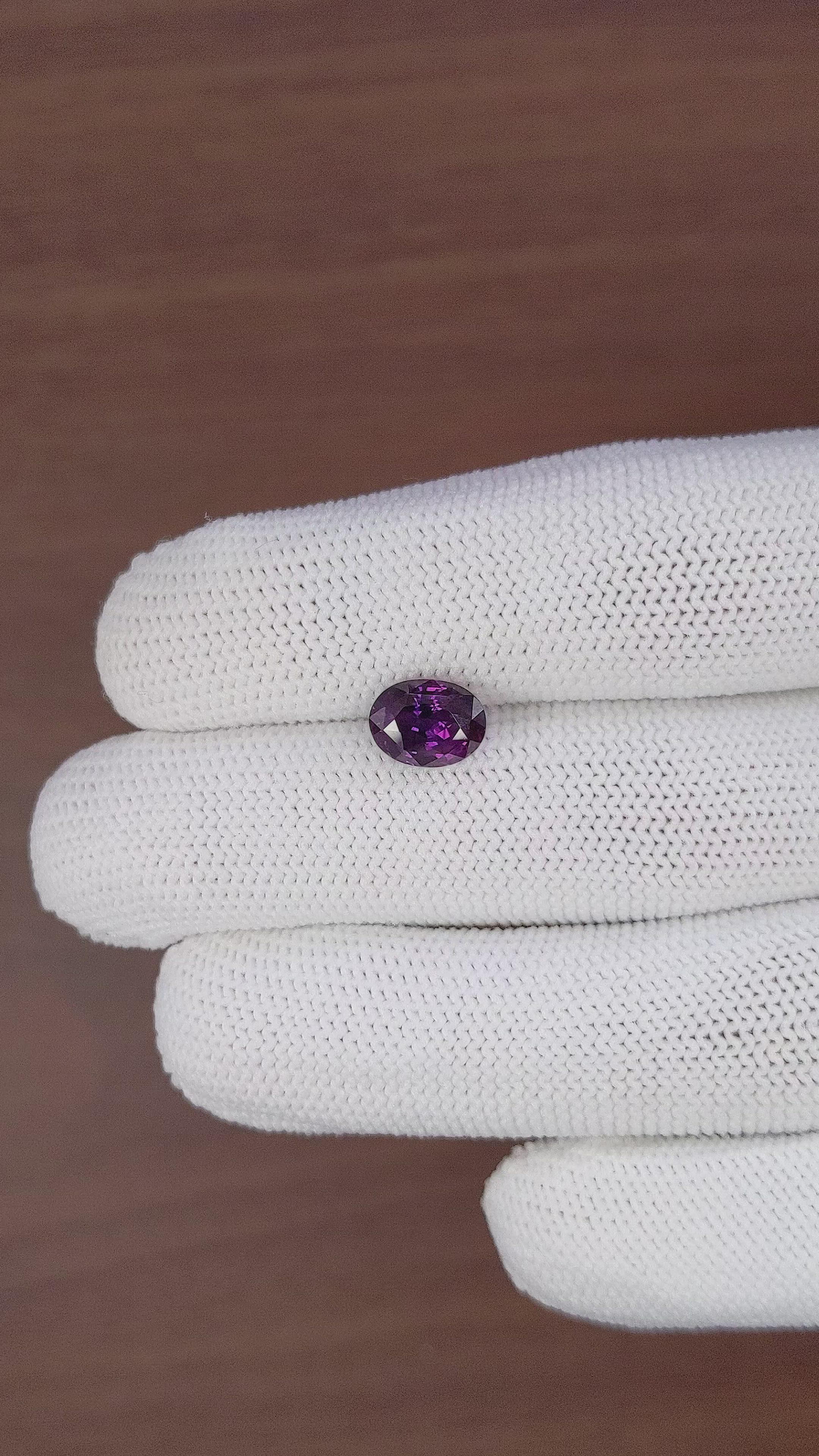 3.03 Ct. Purple Sapphire from Tanzania Size Video