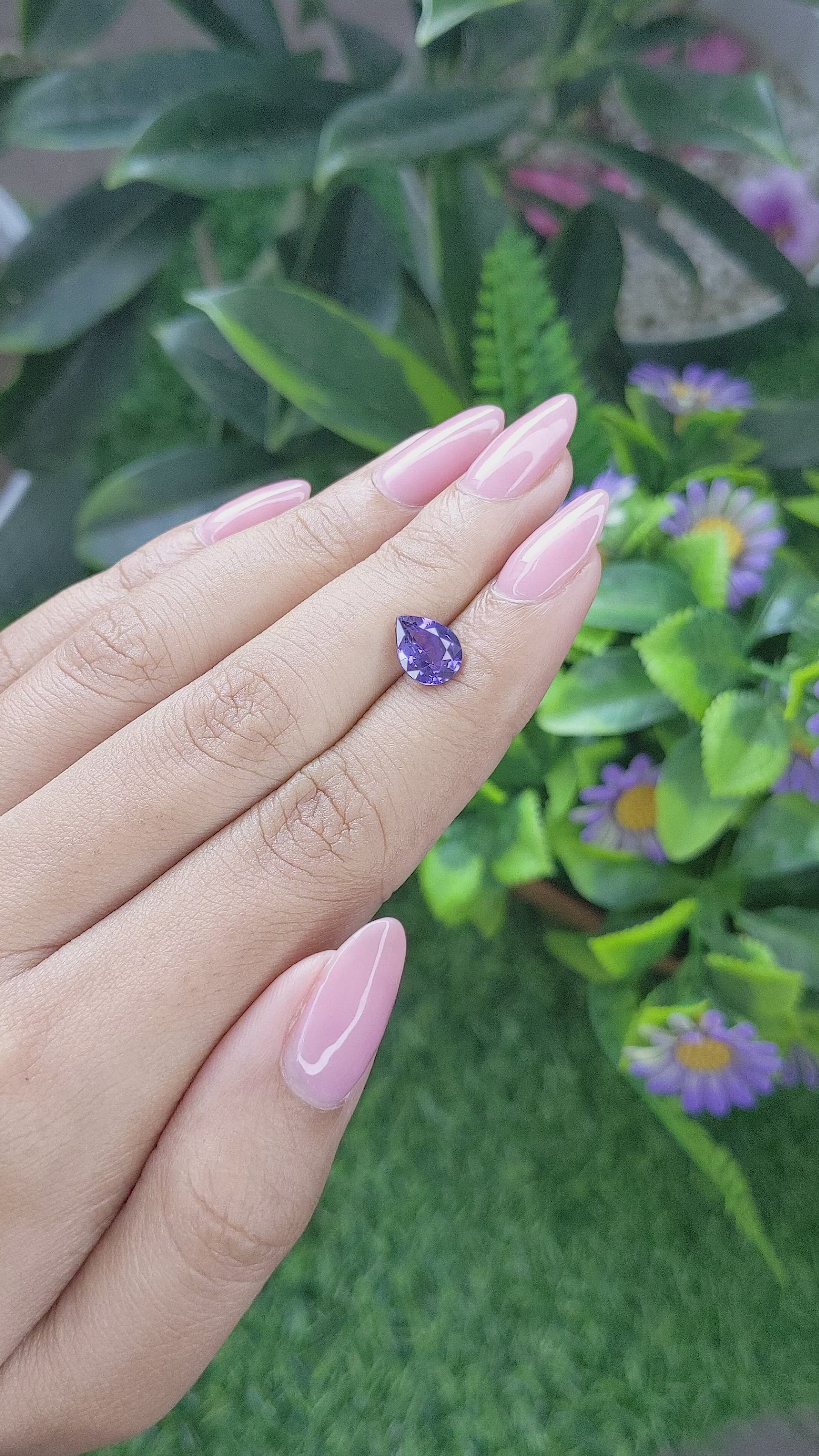 1.74 Ct. Color Change Sapphire from Tanzania Size Video