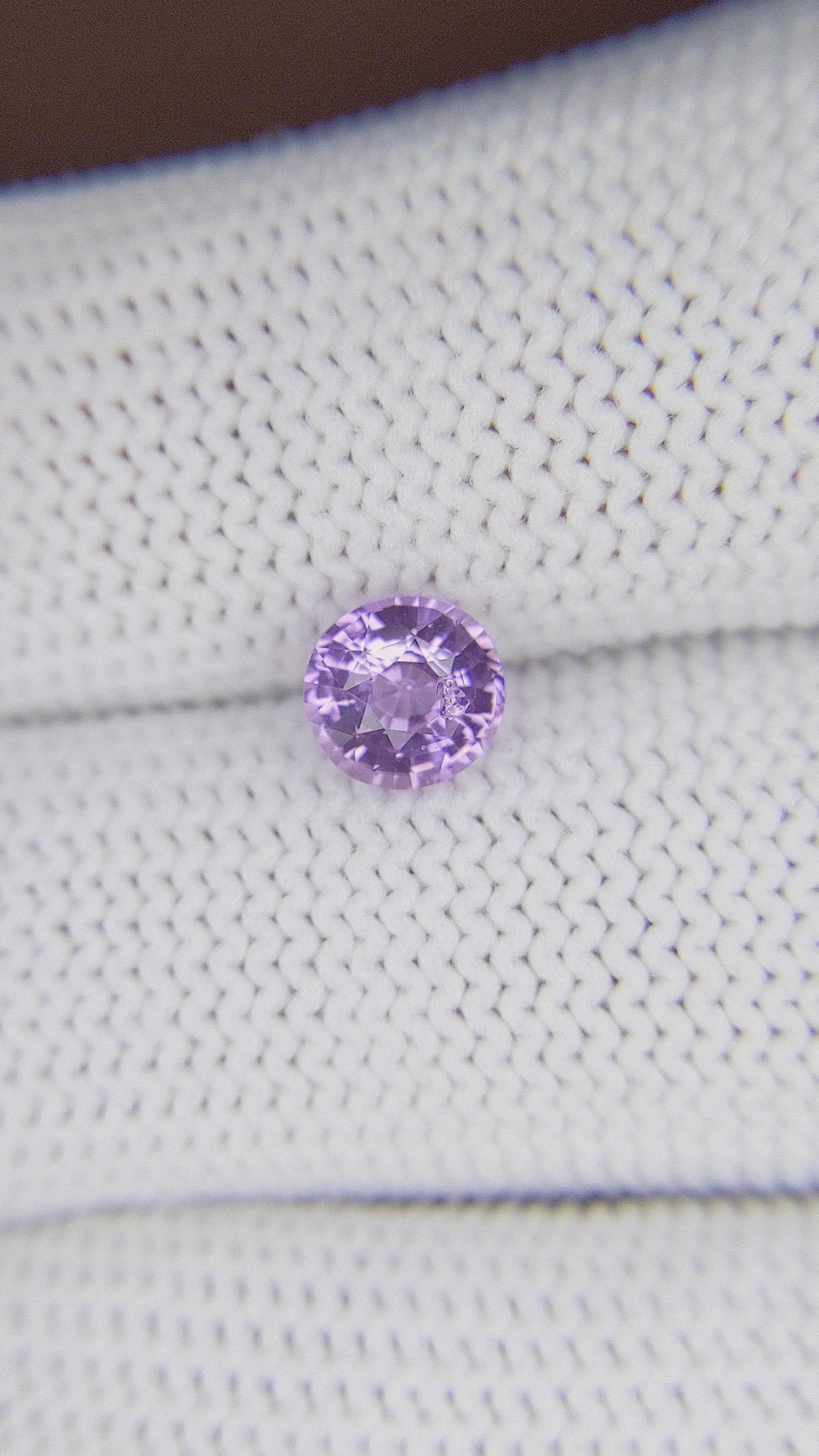 1.10 Ct. Purple Sapphire from Ceylon (Sri Lanka) Size Video