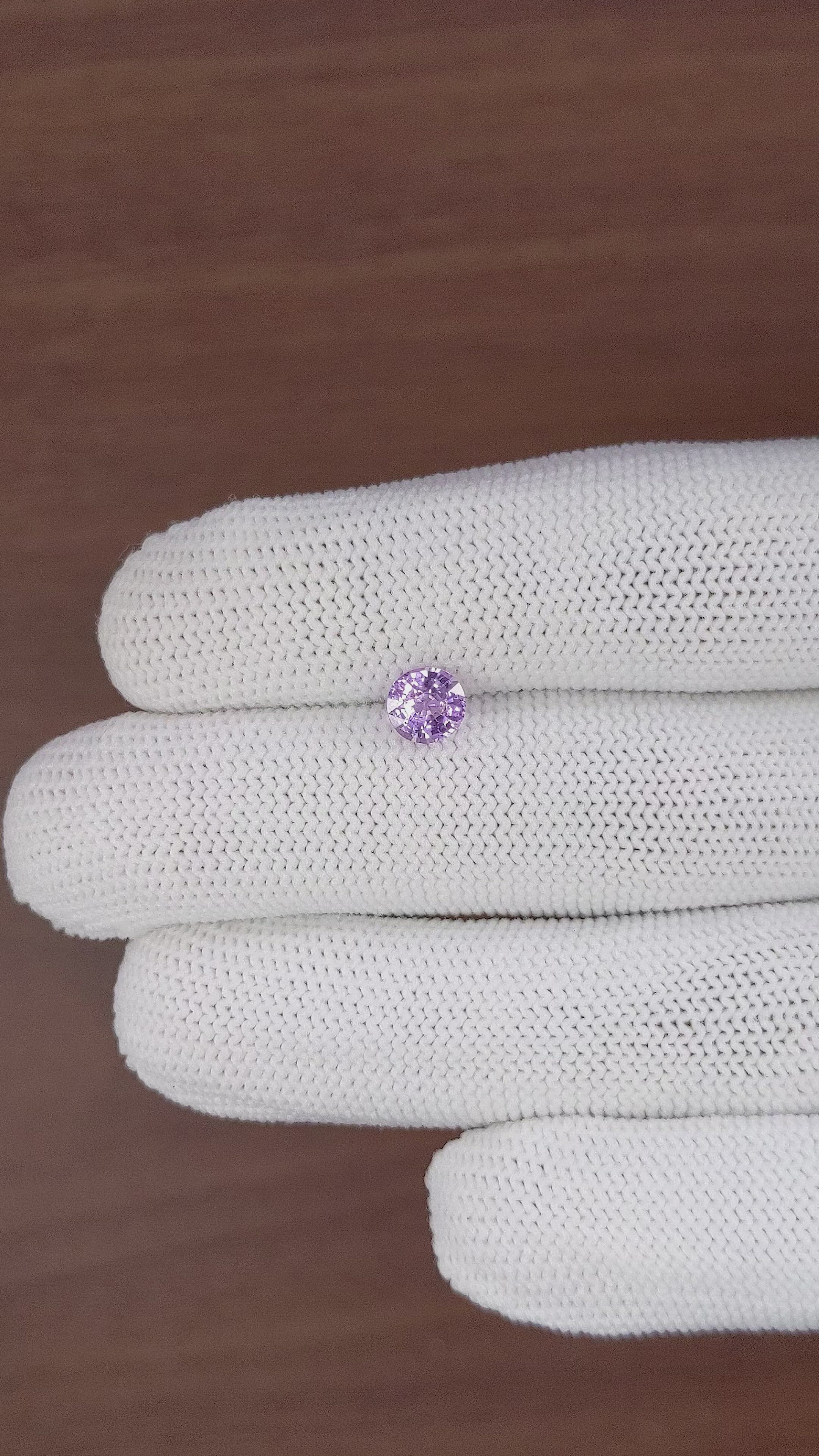 1.10 Ct. Purple Sapphire from Ceylon (Sri Lanka) Size Video