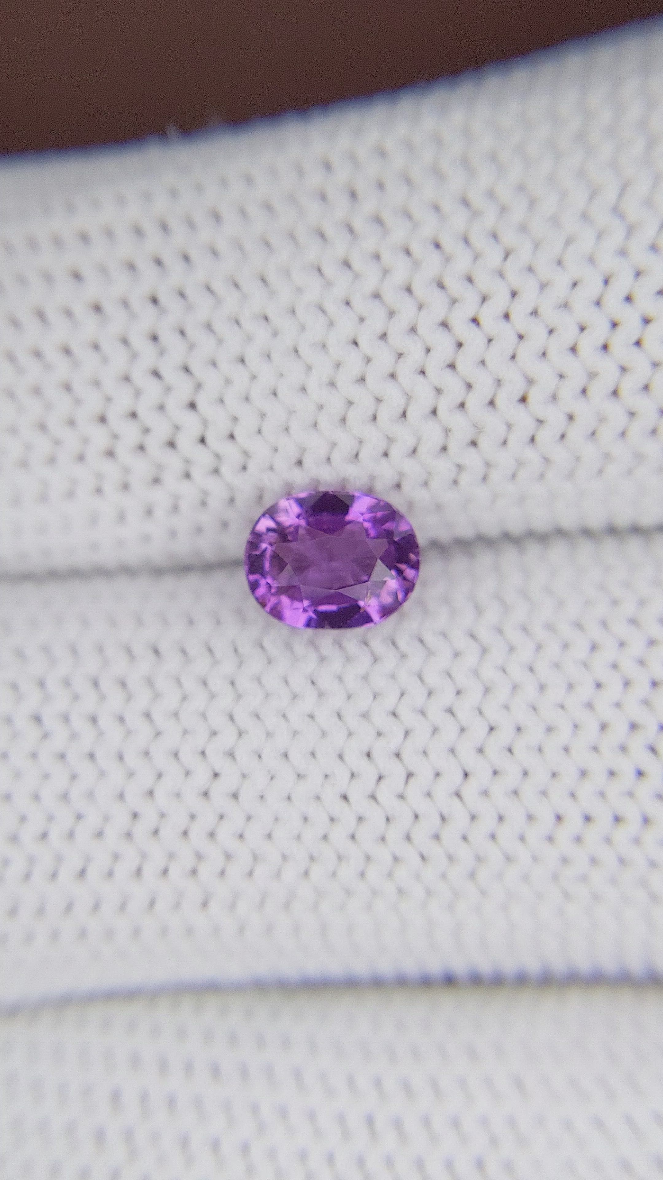 1.22 Ct. Purple Sapphire from Mozambique Size Video