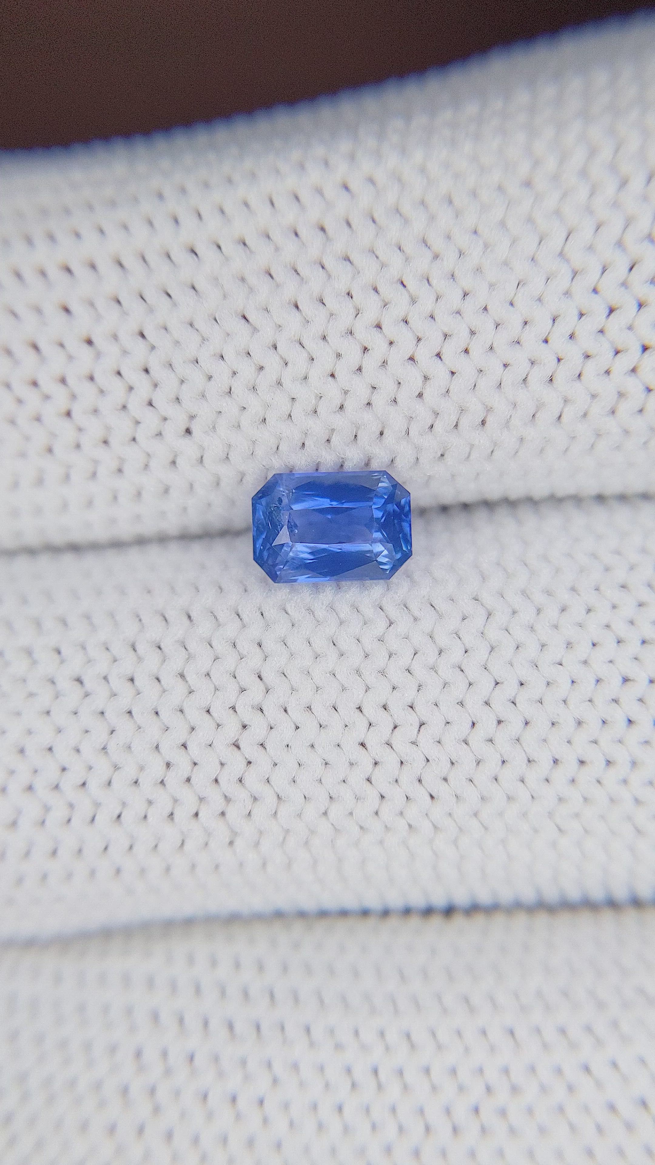 1.04 Ct. Blue Sapphire from Ceylon (Sri Lanka) Size Video