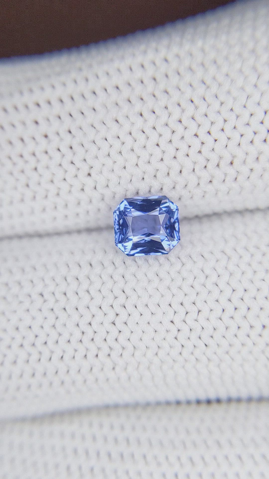 1.09 Ct. Blue Sapphire from Ceylon (Sri Lanka) Size Video