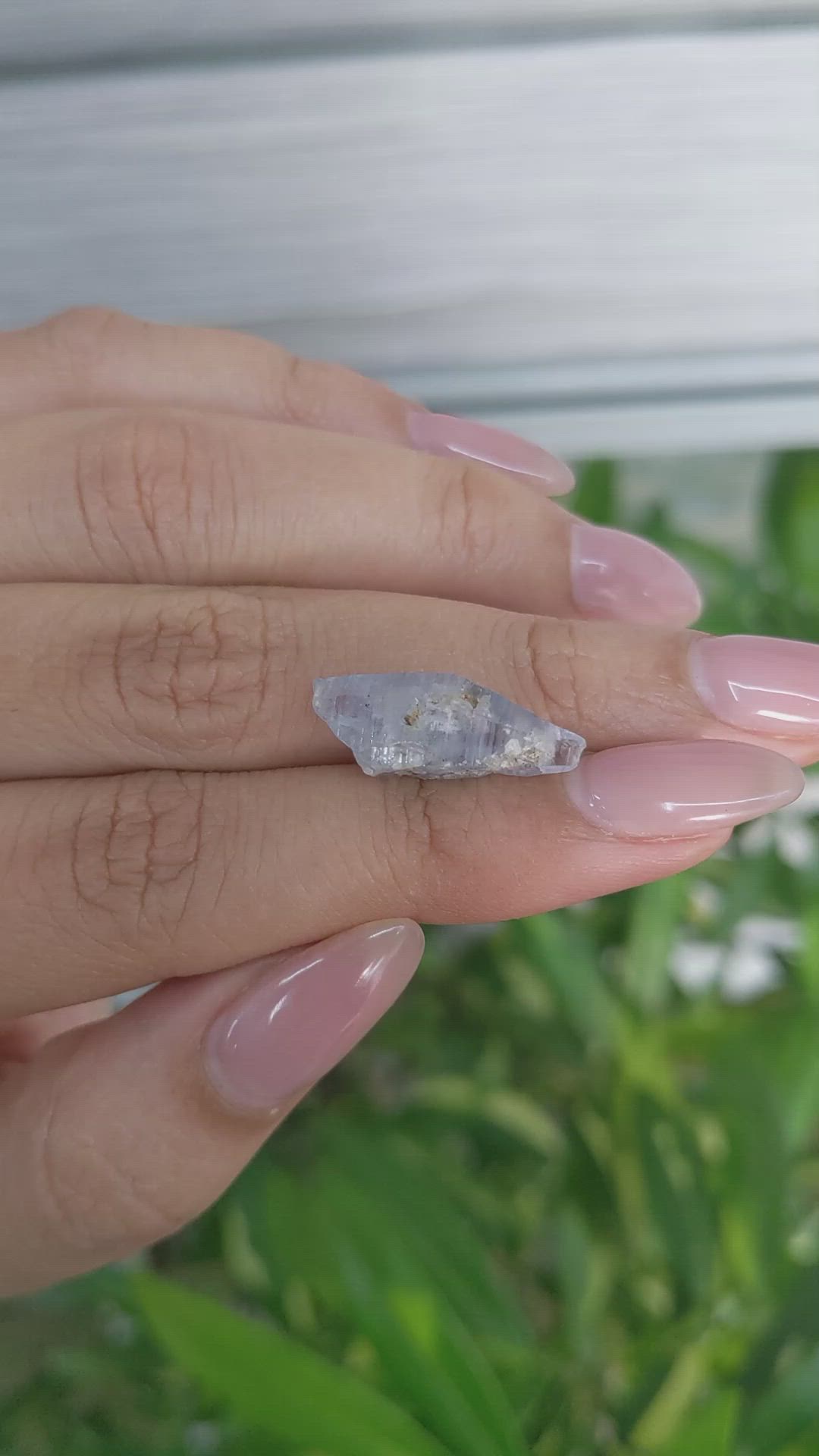 8.78 Ct. Blue Sapphire Crystal from Ceylon (Sri Lanka) Size Video