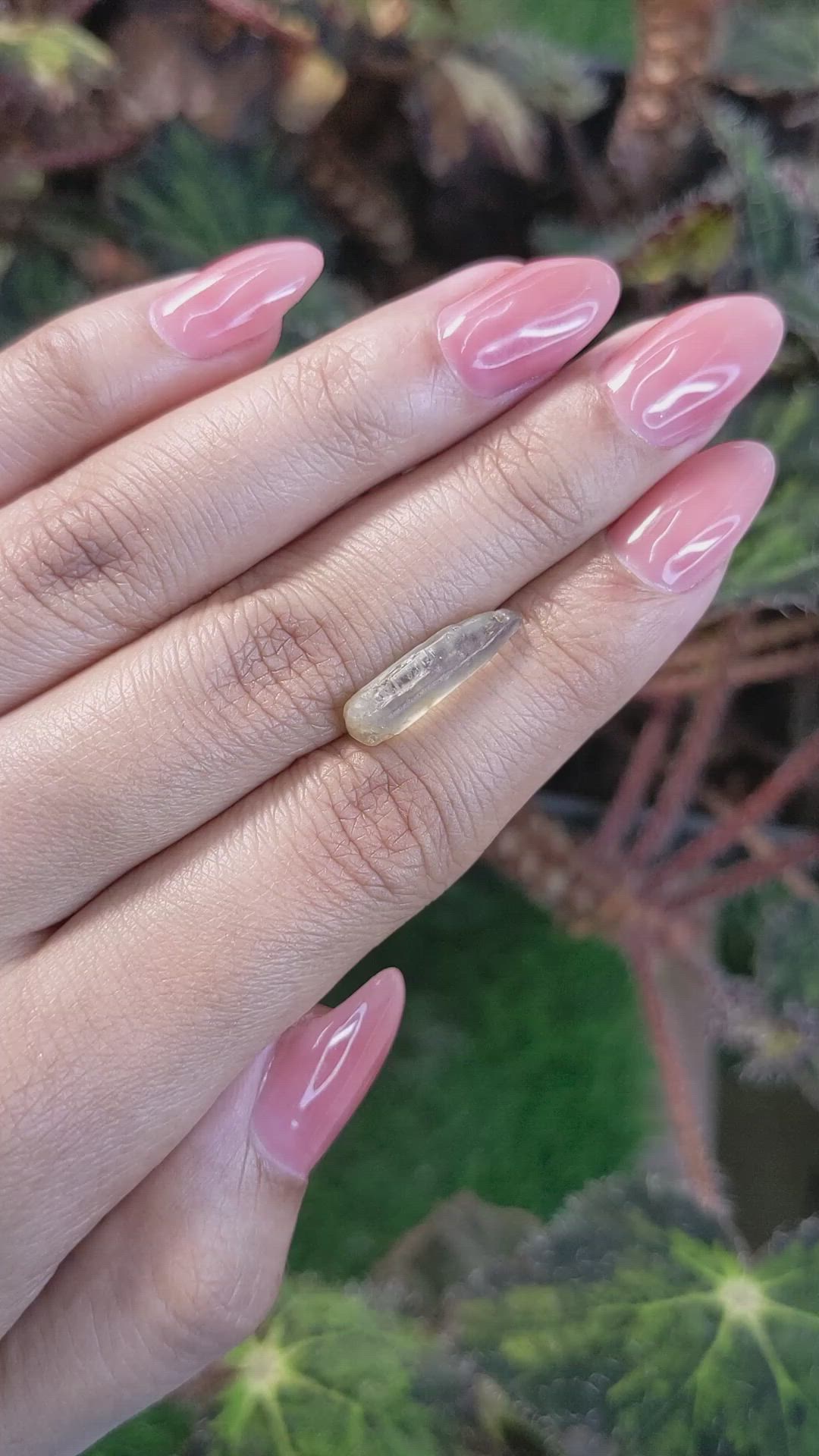 4.18 Ct. Yellow Sapphire Crystal from Ceylon (Sri Lanka) Size Video