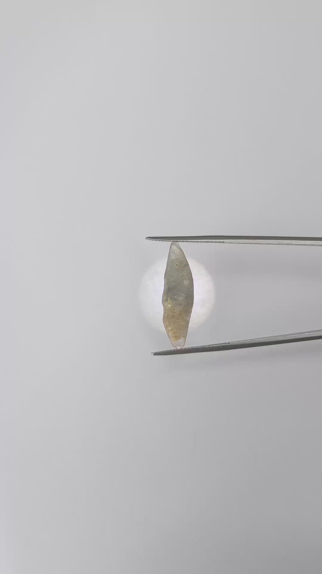 8.14 Ct. Blue Sapphire Crystal from Ceylon (Sri Lanka) Size Video