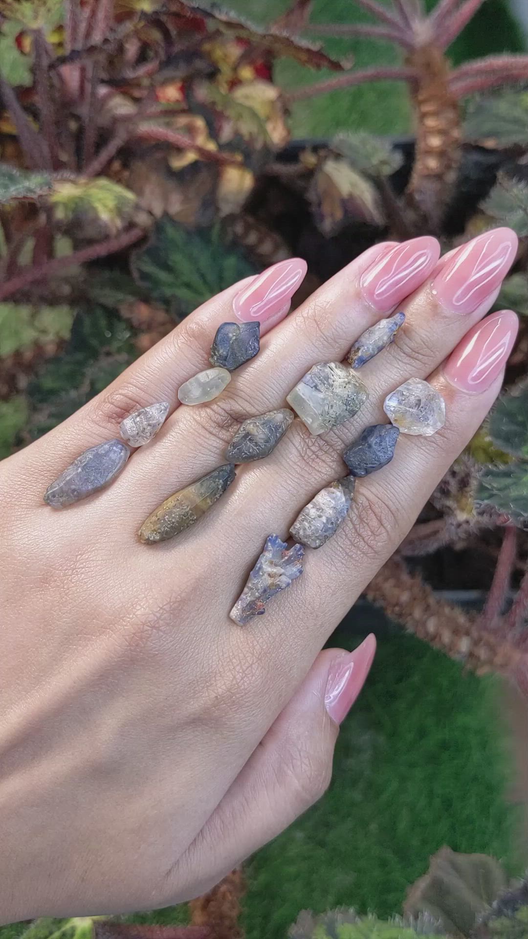 67.40 Ct. Multi Color Sapphire Crystal from Ceylon (Sri Lanka) Size Video