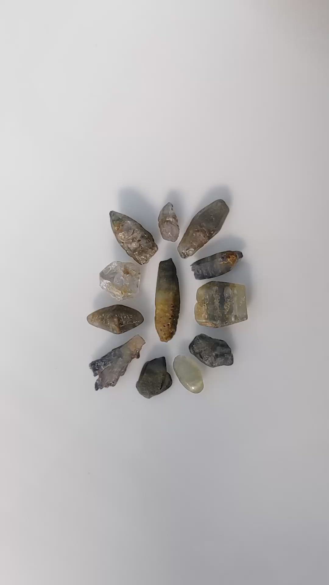 67.40 Ct. Multi Color Sapphire Crystal from Ceylon (Sri Lanka) Size Video