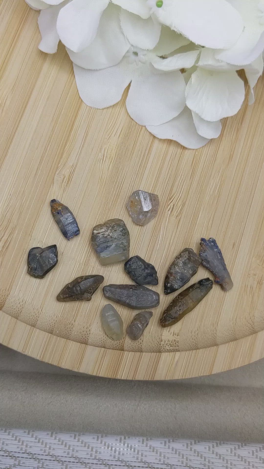 67.40 Ct. Multi Color Sapphire Crystal from Ceylon (Sri Lanka) Size Video