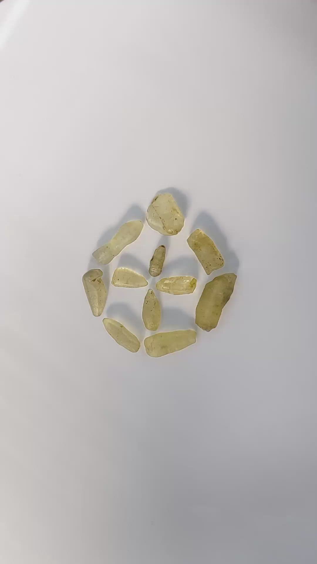 54.49 Ct. Yellow Sapphire Crystal from Ceylon (Sri Lanka) Size Video