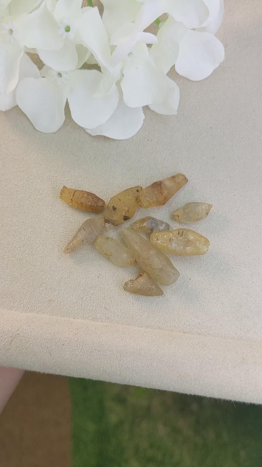 87.76 Ct. Yellow Sapphire Crystal from Ceylon (Sri Lanka) Size Video