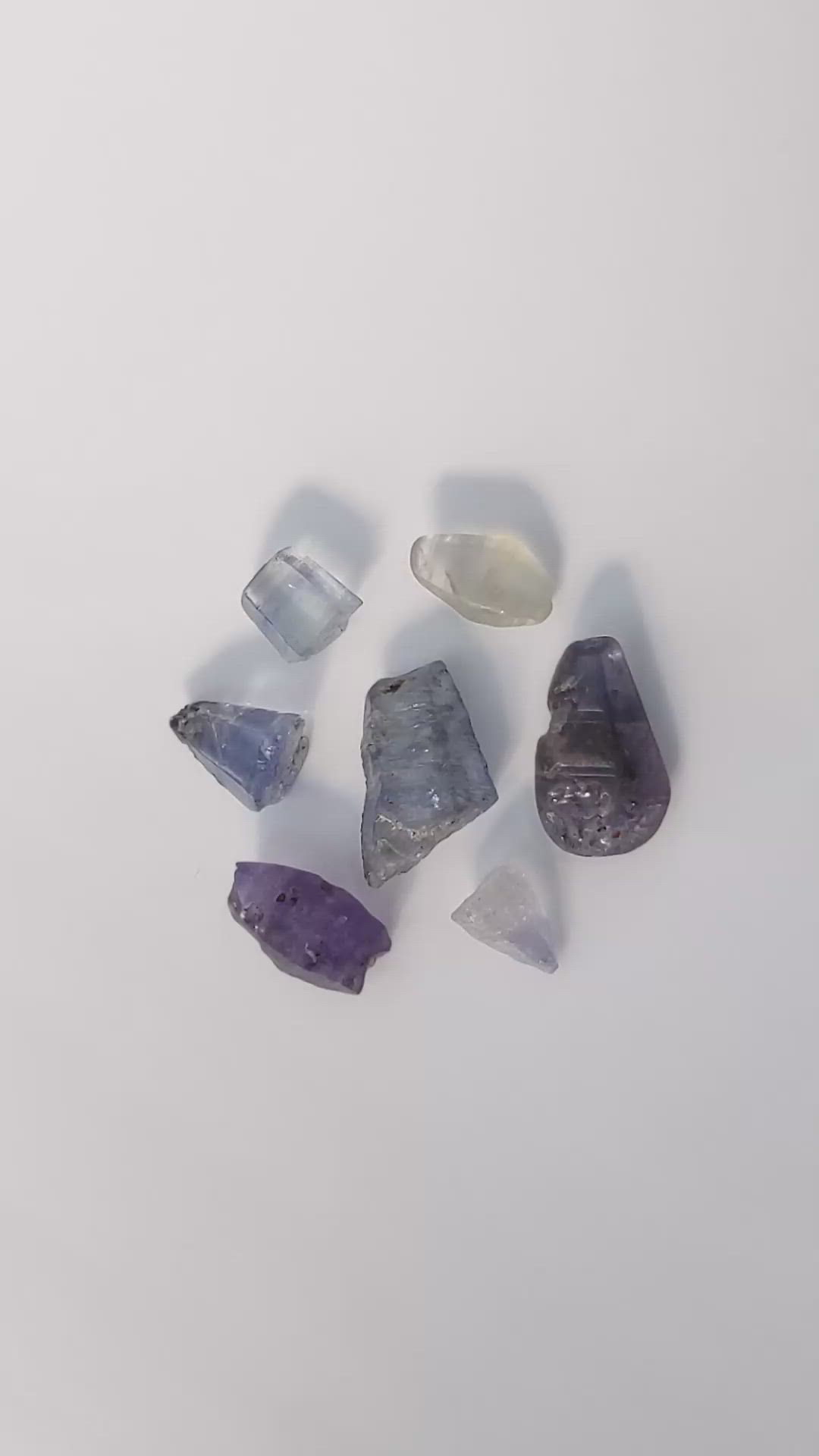 28.37 Ct. Multi Color Sapphire Crystal from Ceylon (Sri Lanka) Size Video