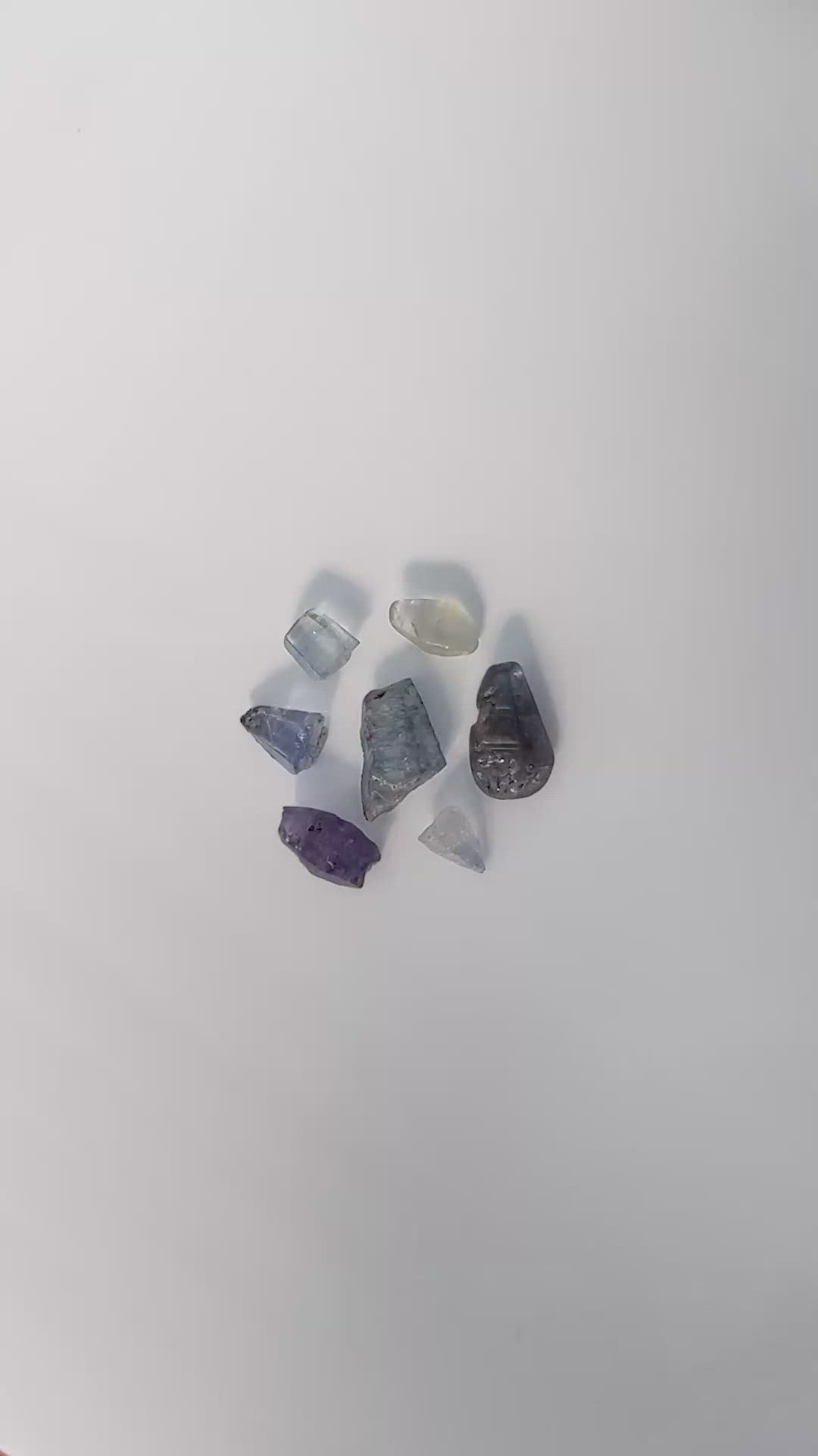 28.37 Ct. Multi Color Sapphire Crystal from Ceylon (Sri Lanka) Size Video