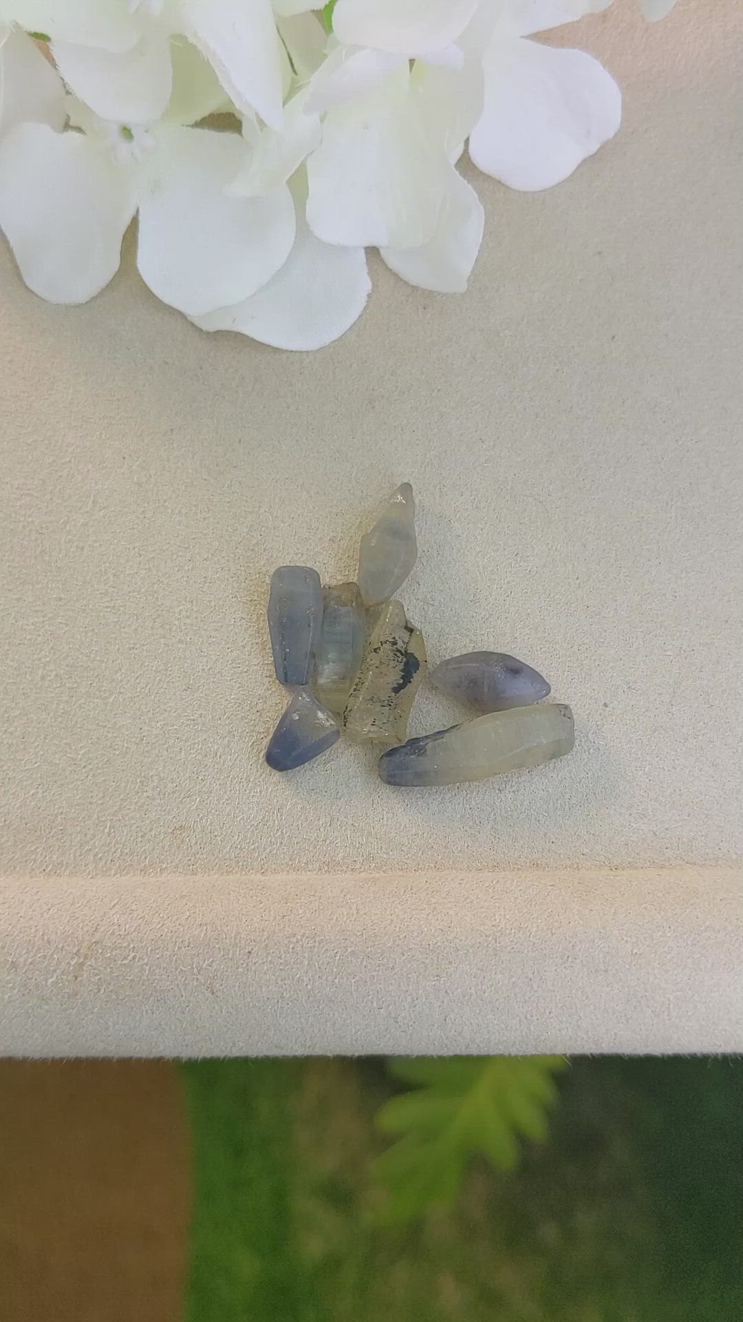 39.89 Ct. Multi Color Sapphire Crystal from Ceylon (Sri Lanka) Size Video