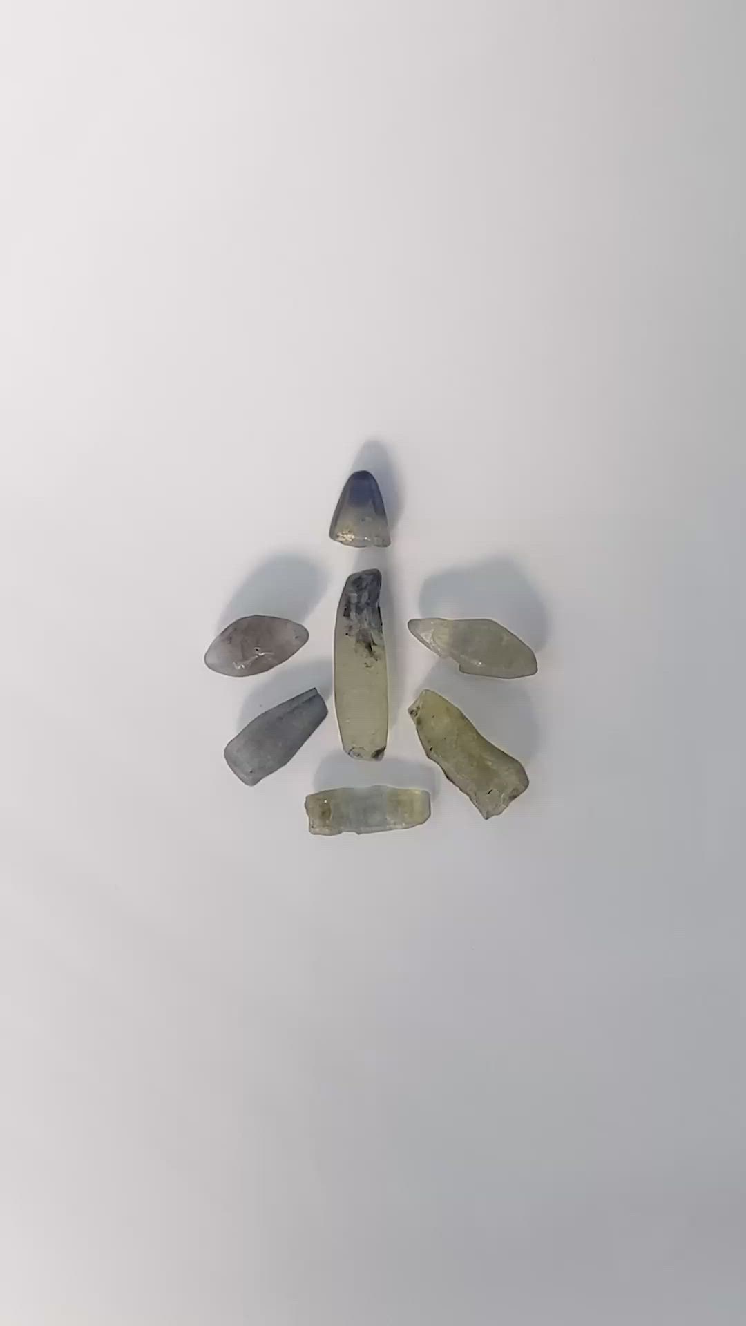 39.89 Ct. Multi Color Sapphire Crystal from Ceylon (Sri Lanka) Size Video