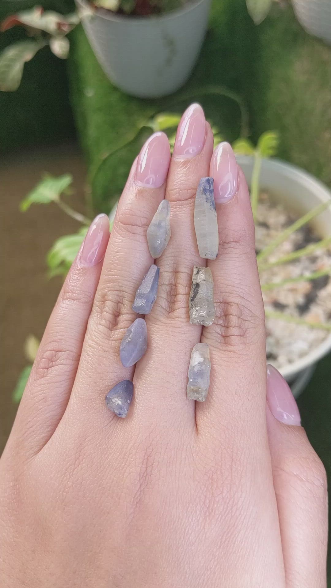 39.89 Ct. Multi Color Sapphire Crystal from Ceylon (Sri Lanka) Size Video